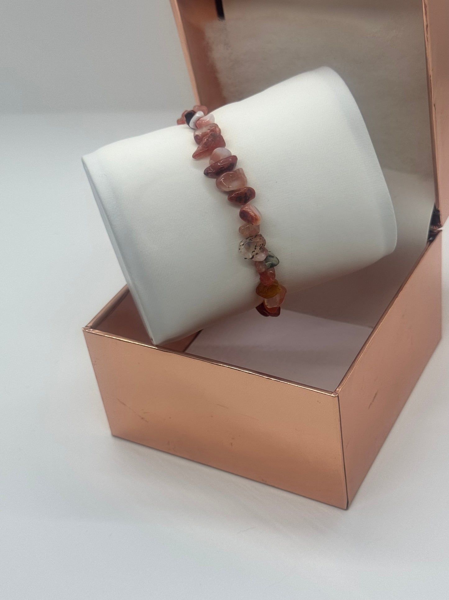 Crystal Bracelet #17 – Carnelian for Vitality & Strength