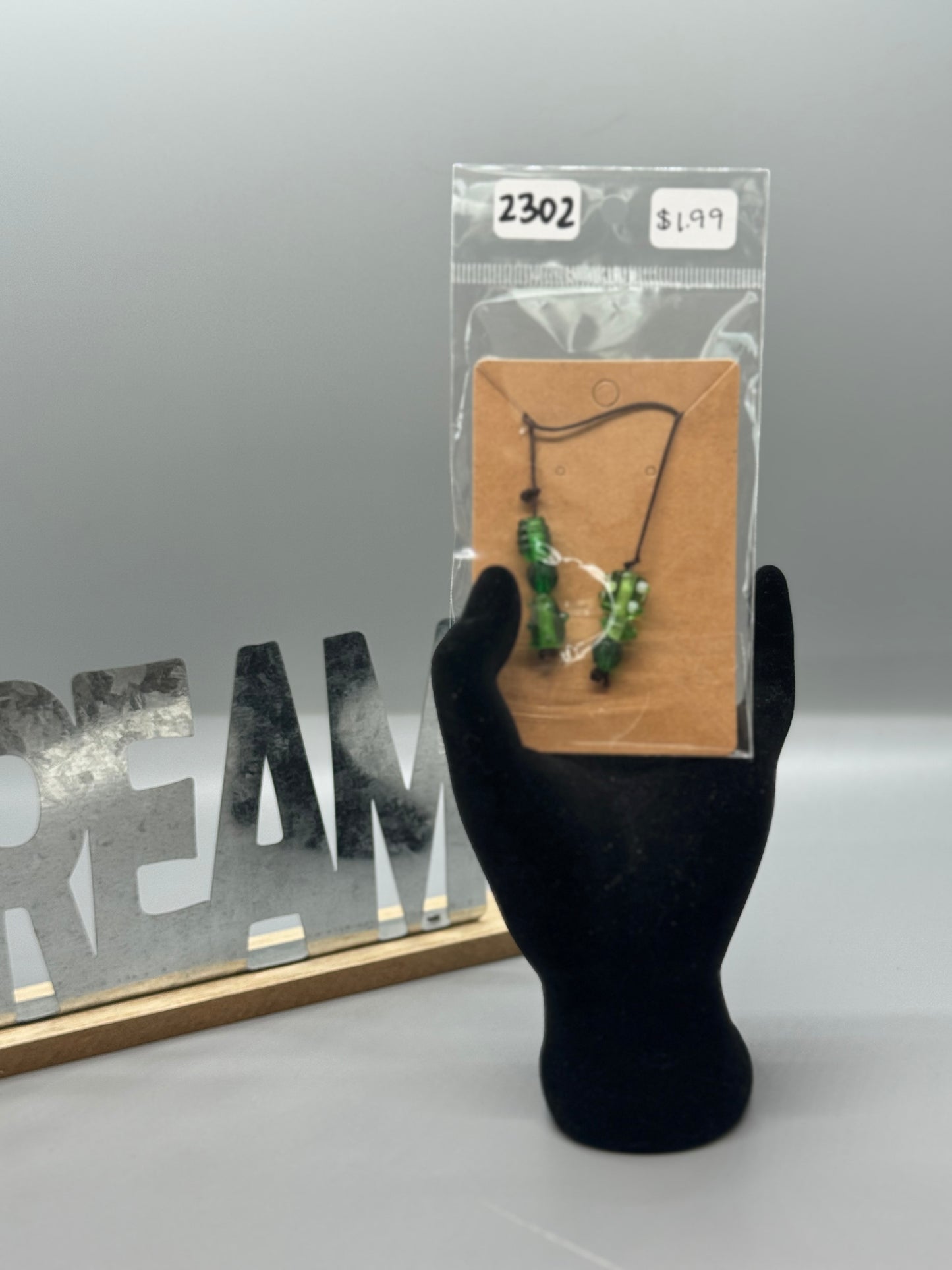 Small Handmade Beaded Bookmark – Cute Book Accessory # 2302