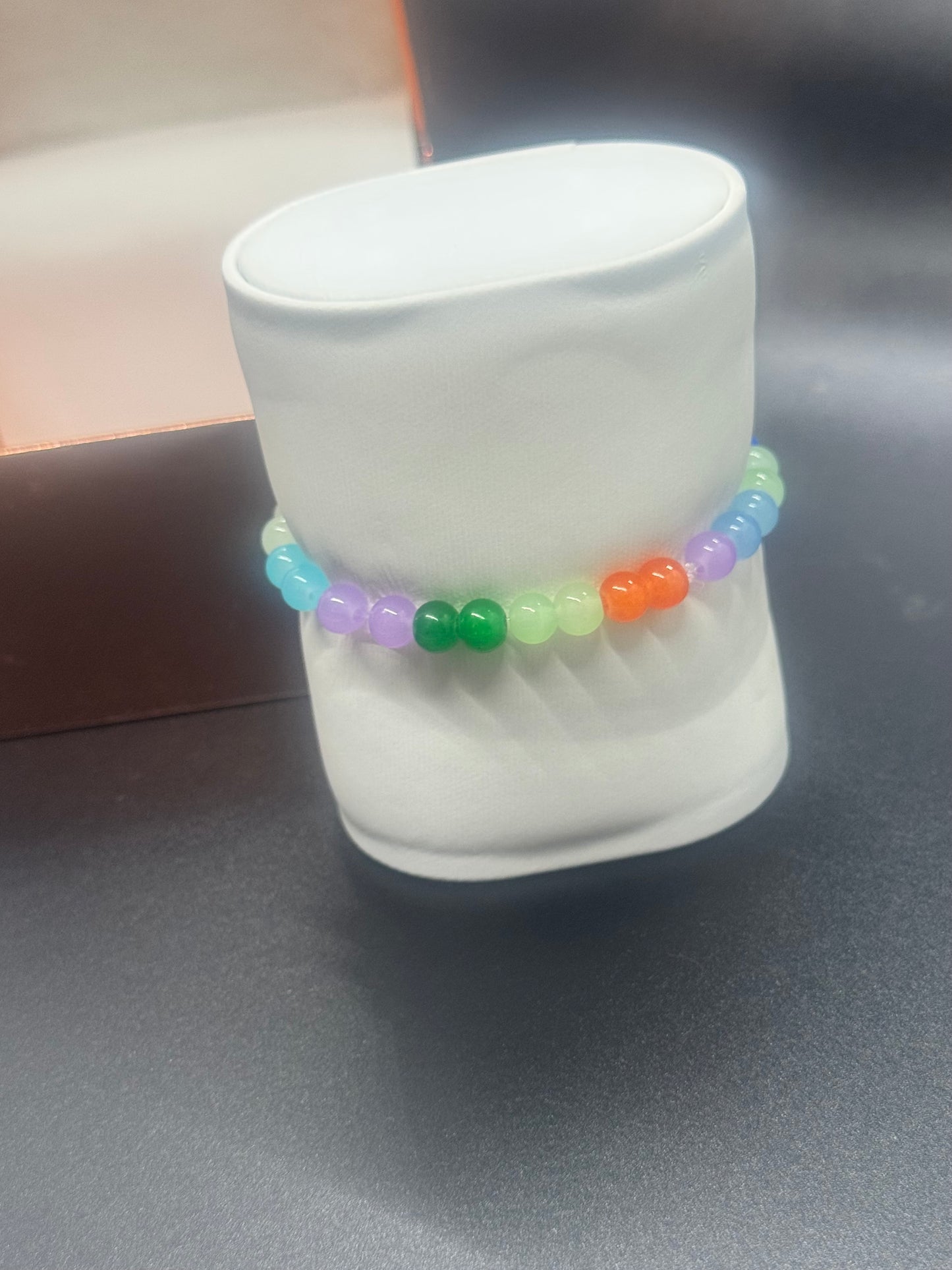 Glass Bead Bracelet #256