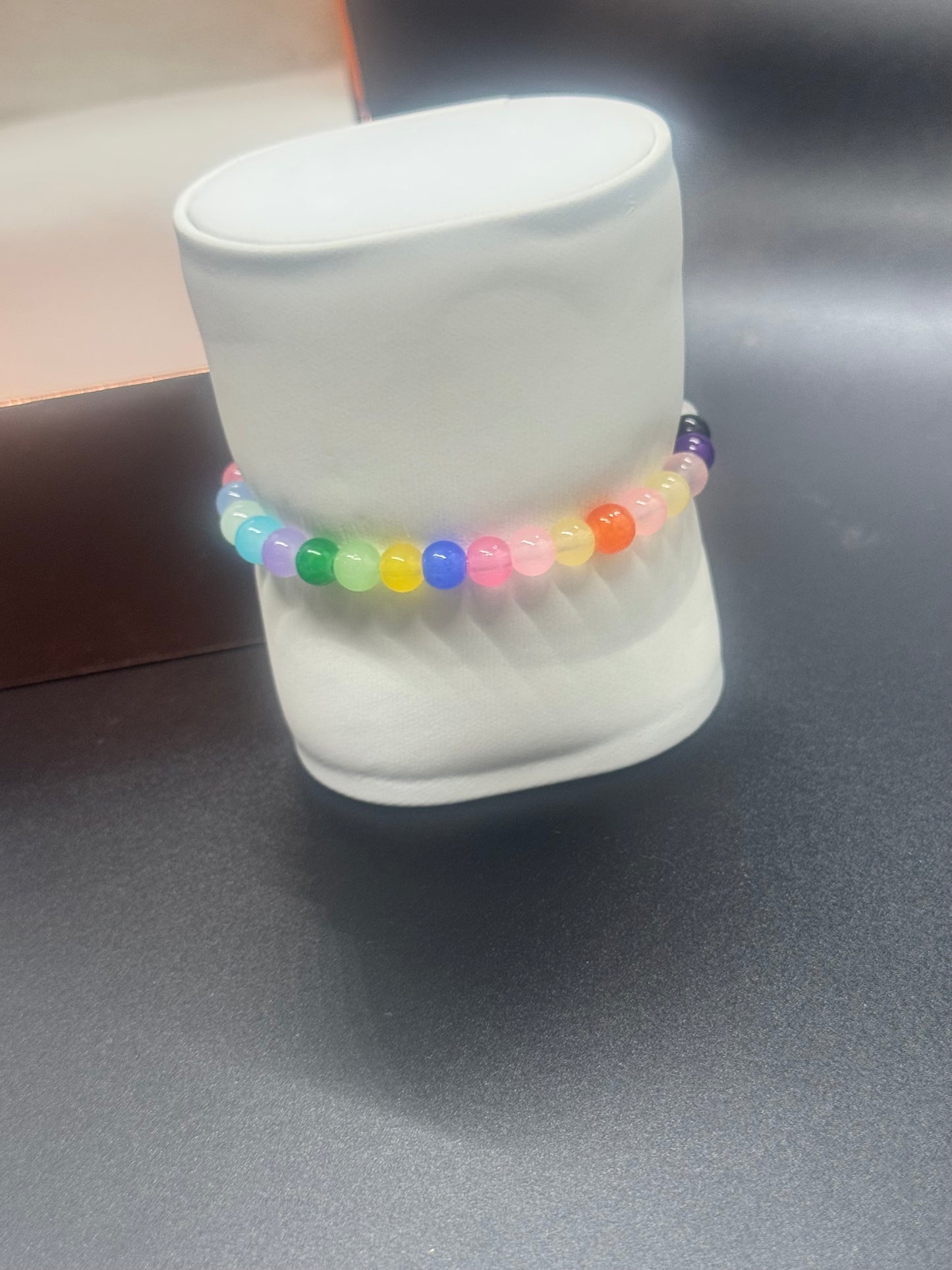 Glass Bead Bracelet #257