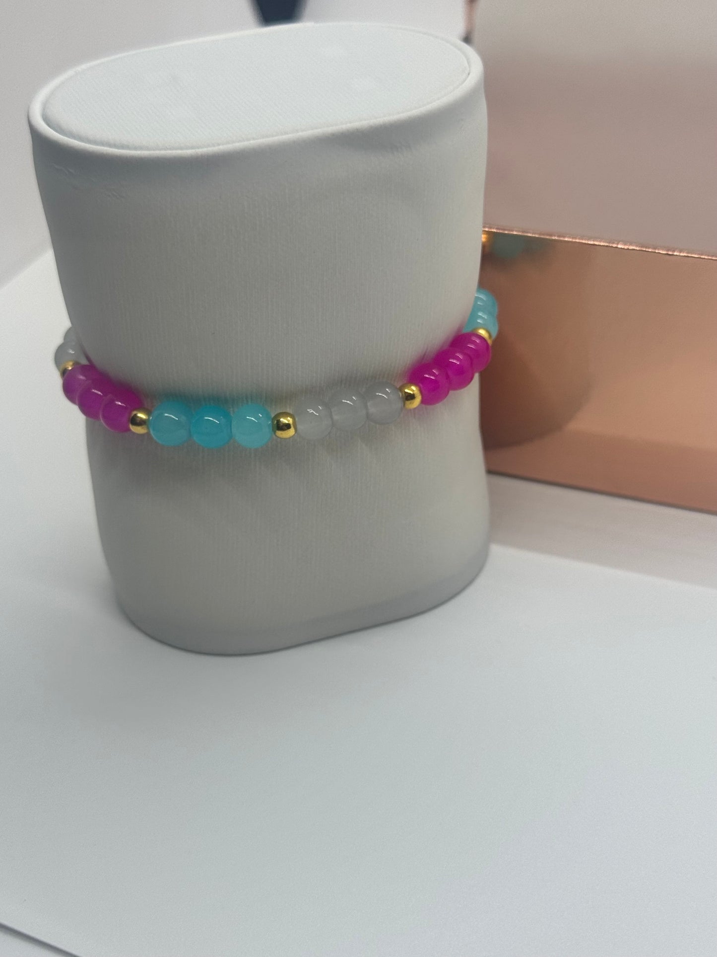 Glass Bead Bracelet #370