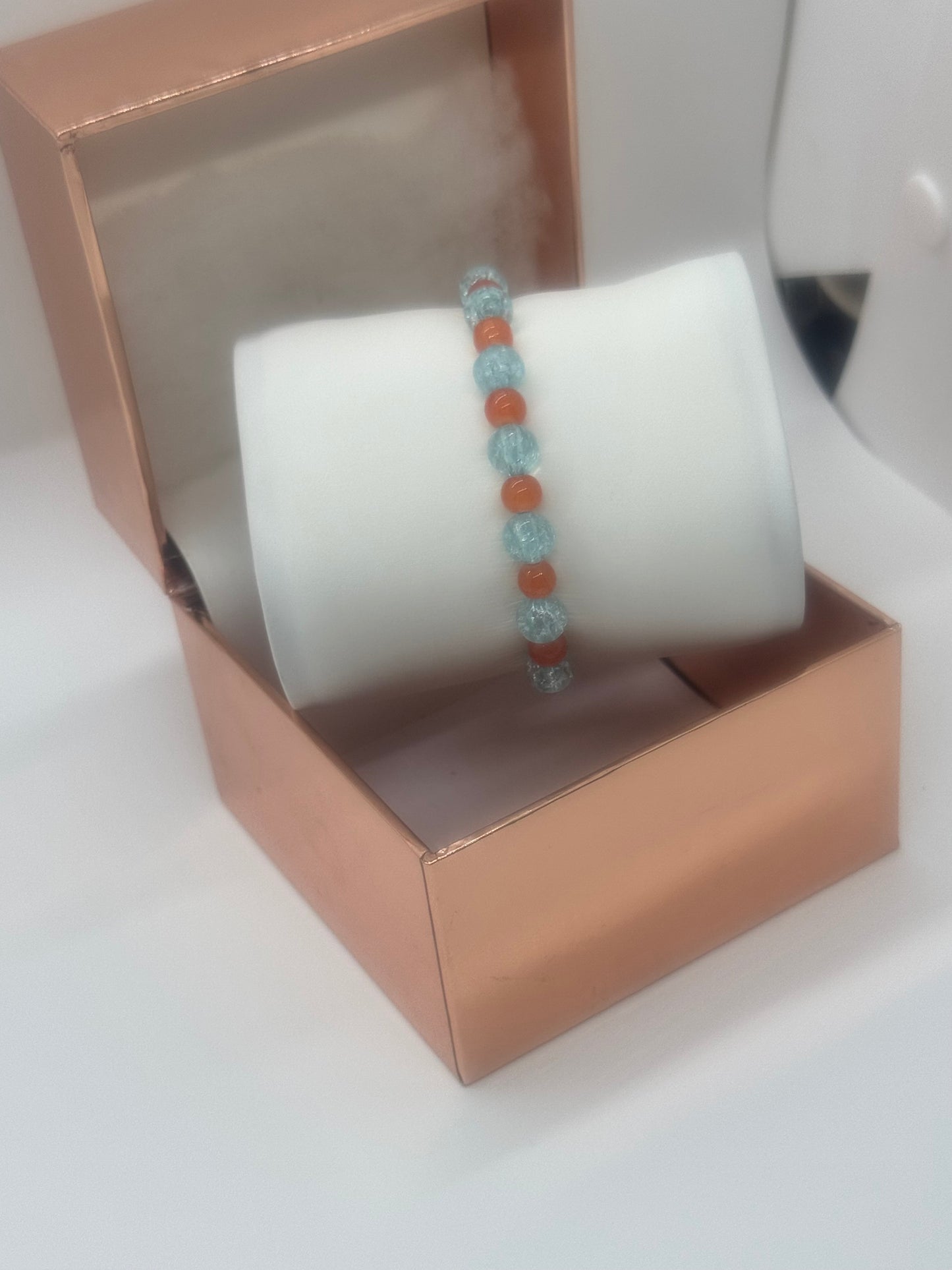 Acrylic & Glass Bracelet #3