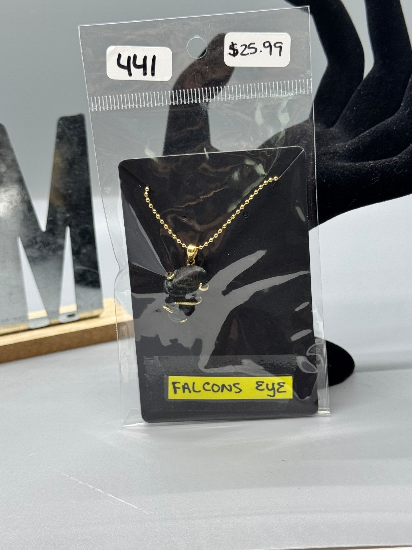 Authentic Falcon’s Eye Necklace – Handcrafted Jewelry #441
