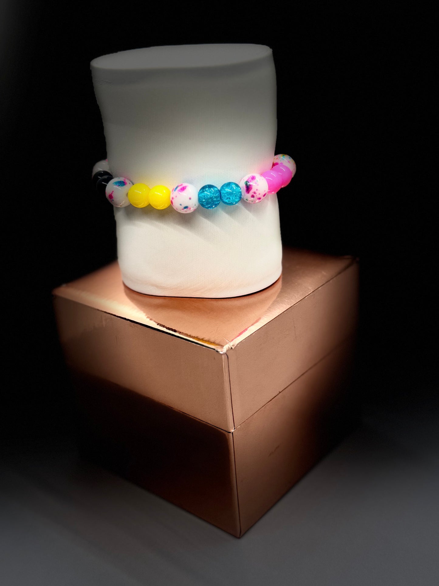 Glass Bead Bracelet #454