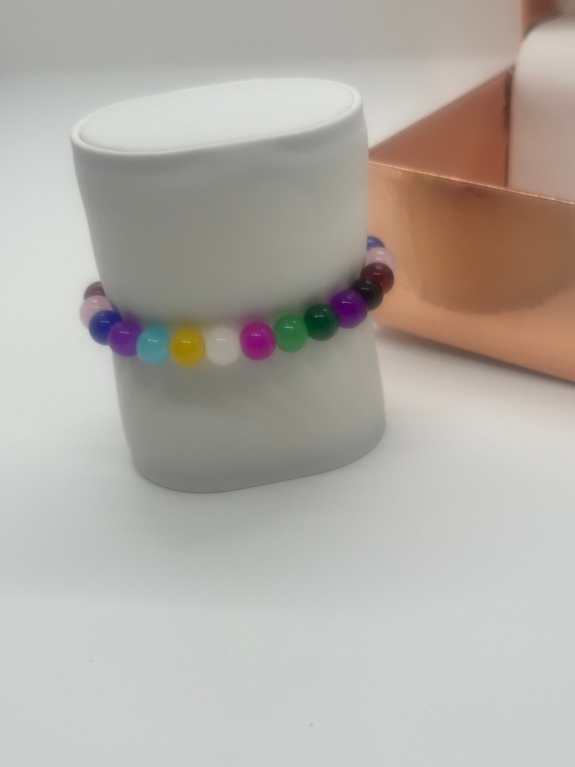 Glass Bead Bracelet #133