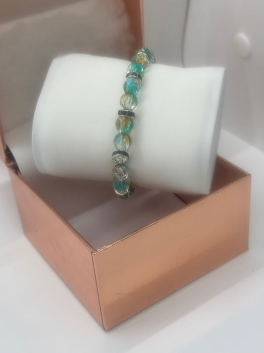 Glass Bead Bracelet #138