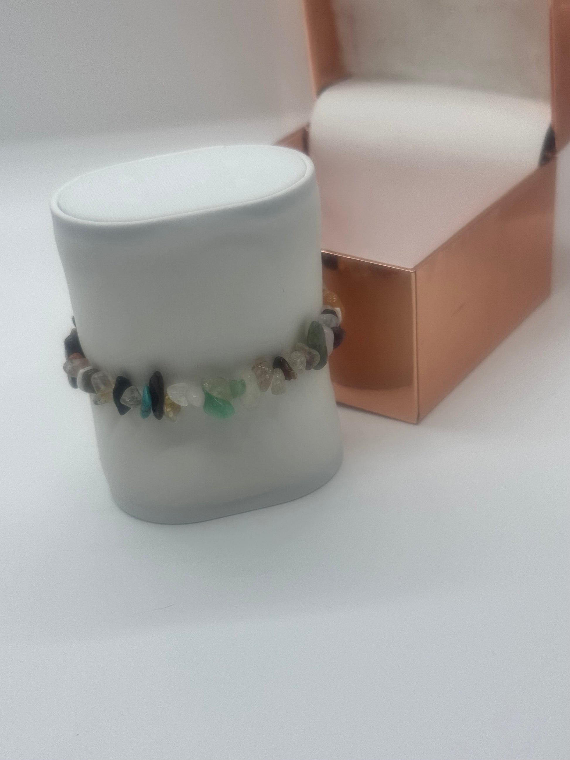 Crystal Bracelet #12 – Elegant Healing Stone Mix