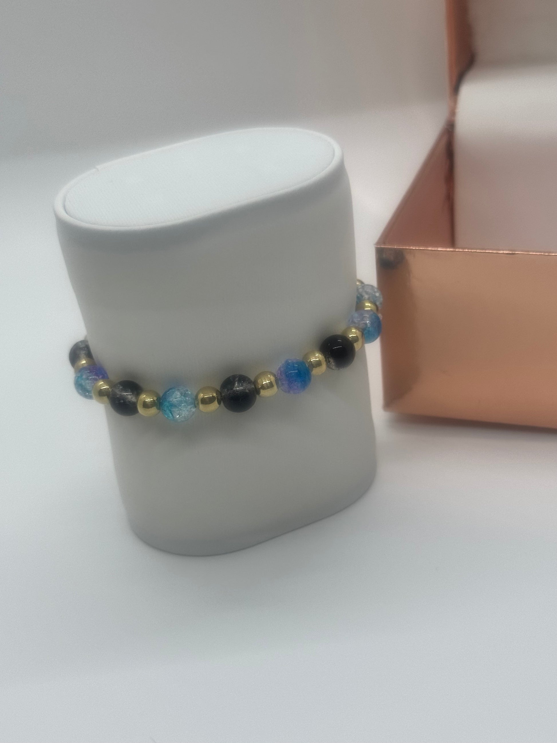 Acrylic & Glass Bracelet #149