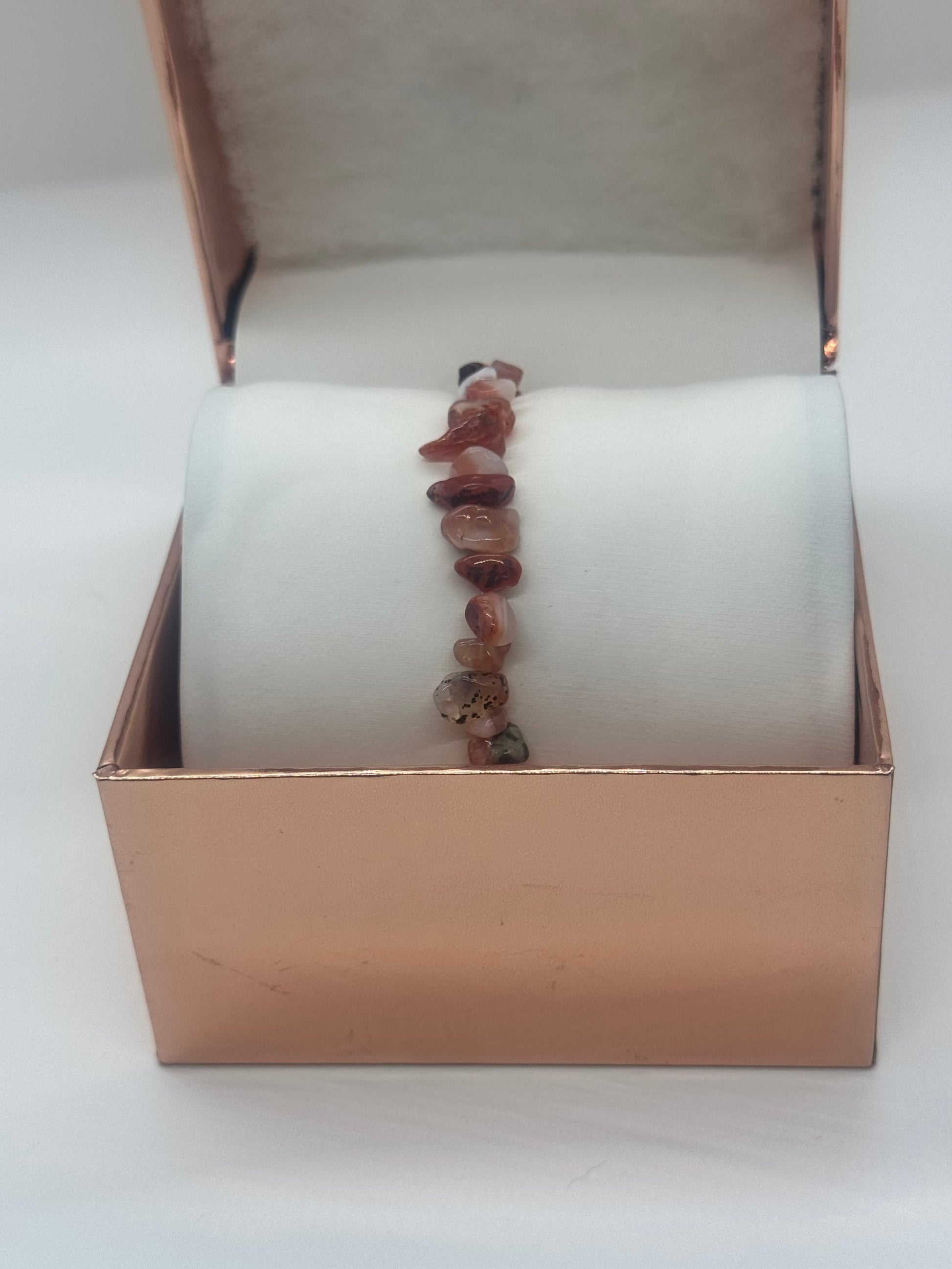 Crystal Bracelet #17 – Carnelian for Vitality & Strength