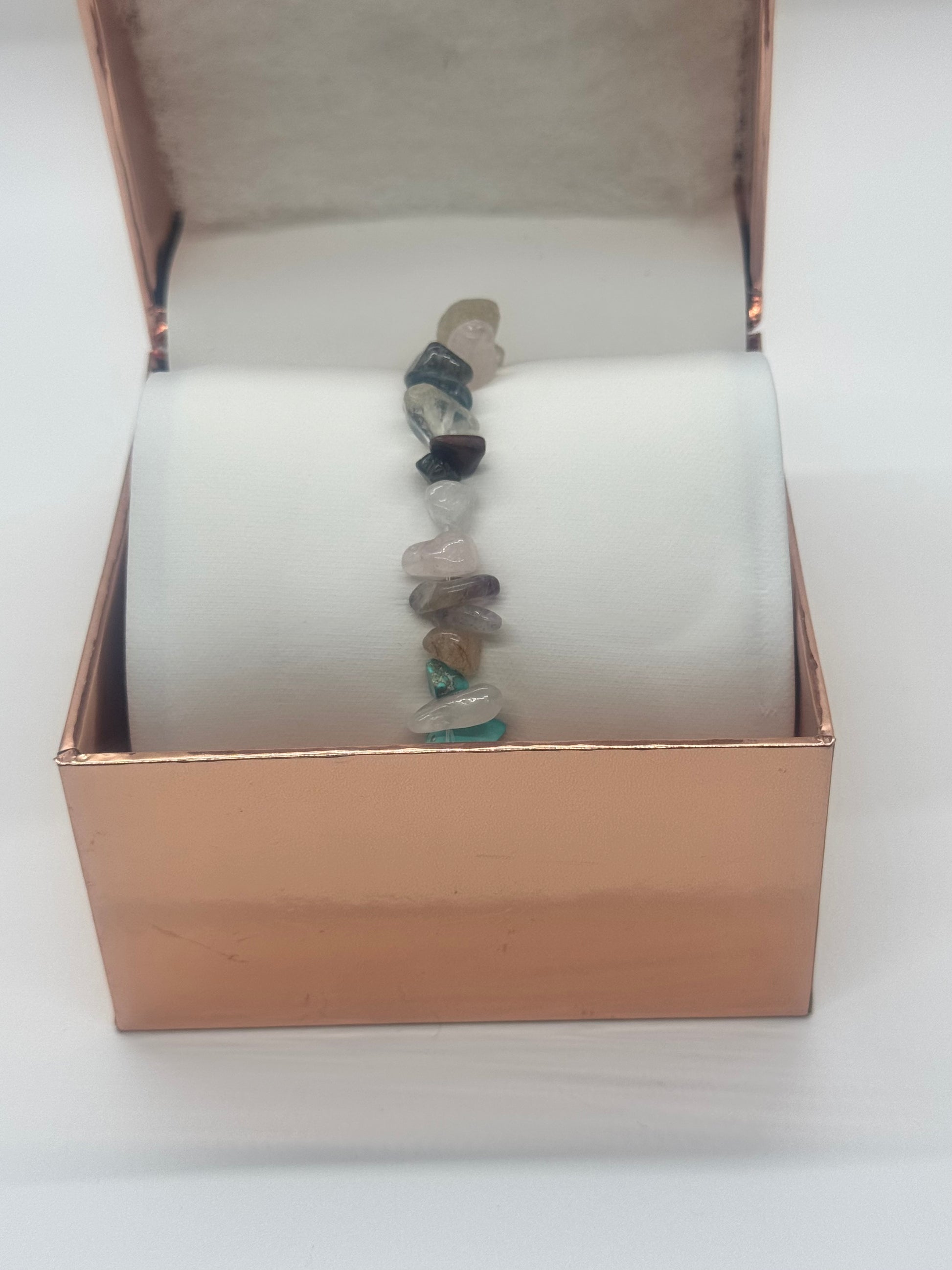 Crystal Bracelet #10 – Healing Quartz, Turquoise & More