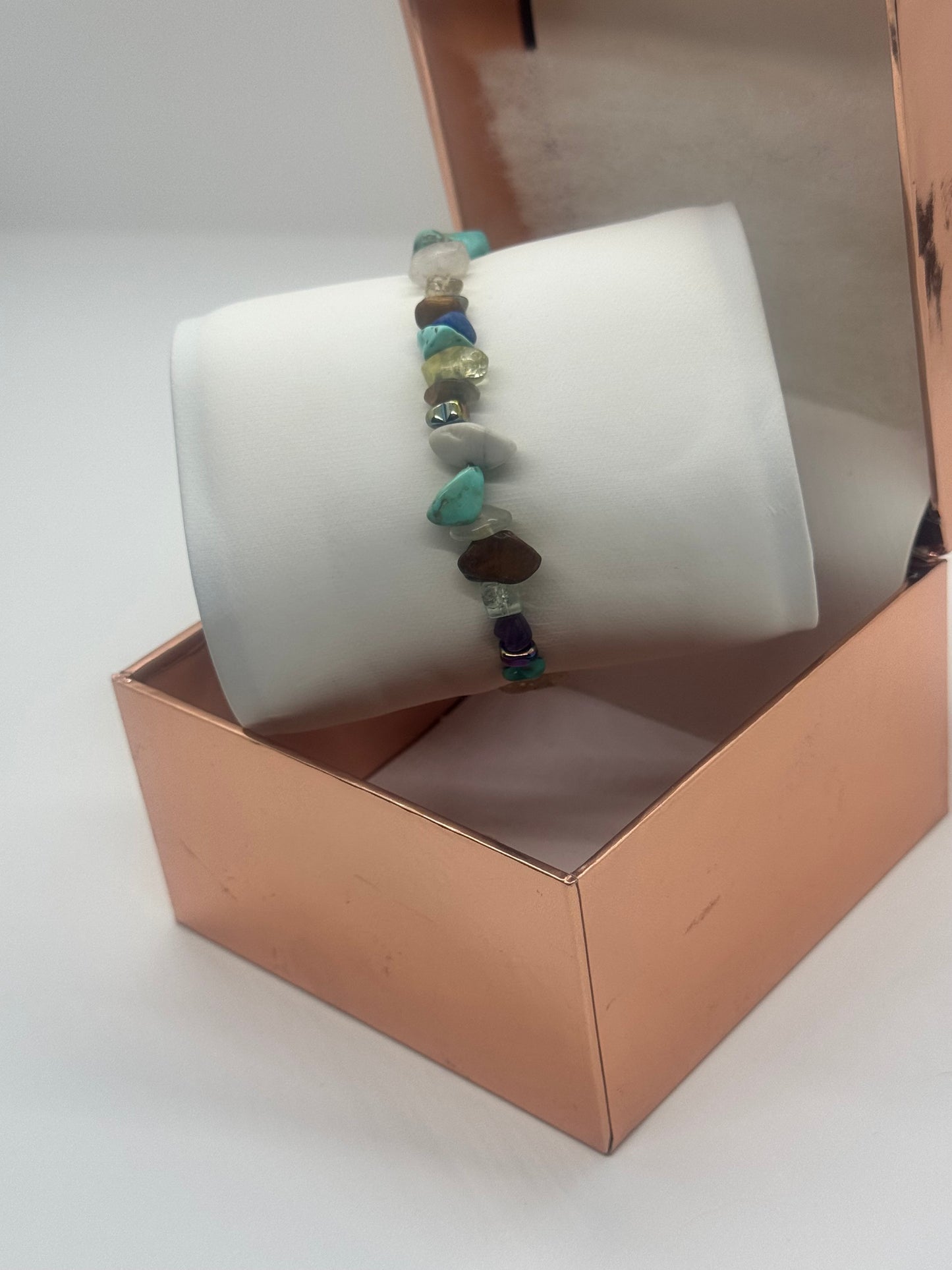 Crystal Bracelet #21 – Healing Stones Mix & Unique Design