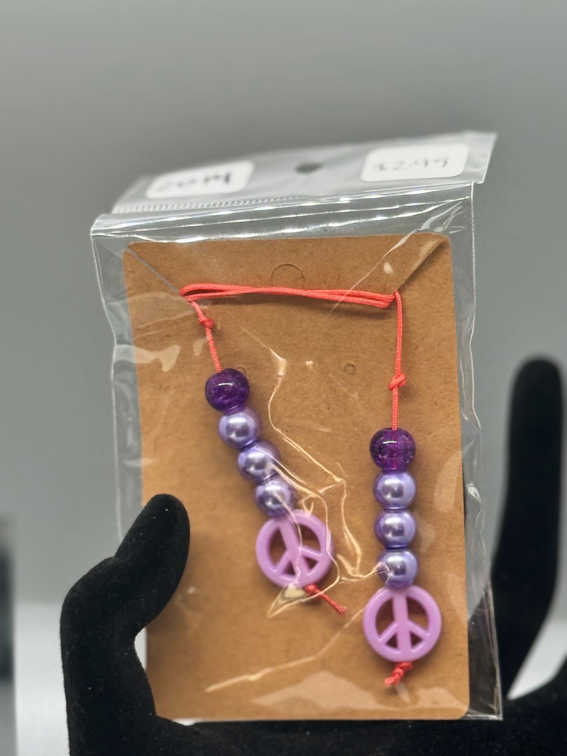 Large Handmade Beaded Bookmark – Unique Reading Accessory # 2014