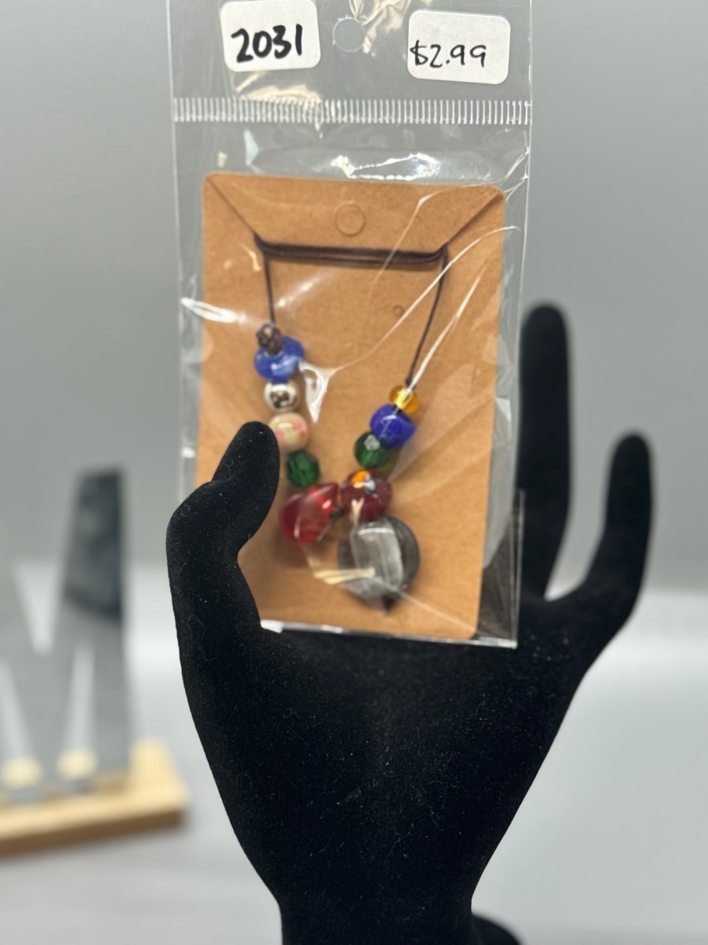 Large Handmade Beaded Bookmark – Unique Reader Gift #2031