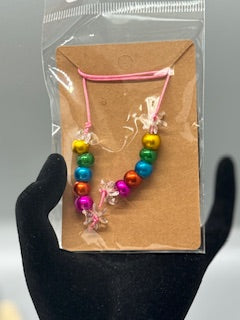 Large Handmade Beaded Bookmark – Unique Reader Gift # 2034