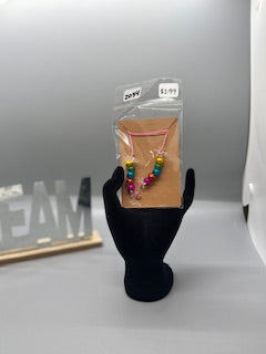 Large Handmade Beaded Bookmark – Unique Reader Gift # 2034