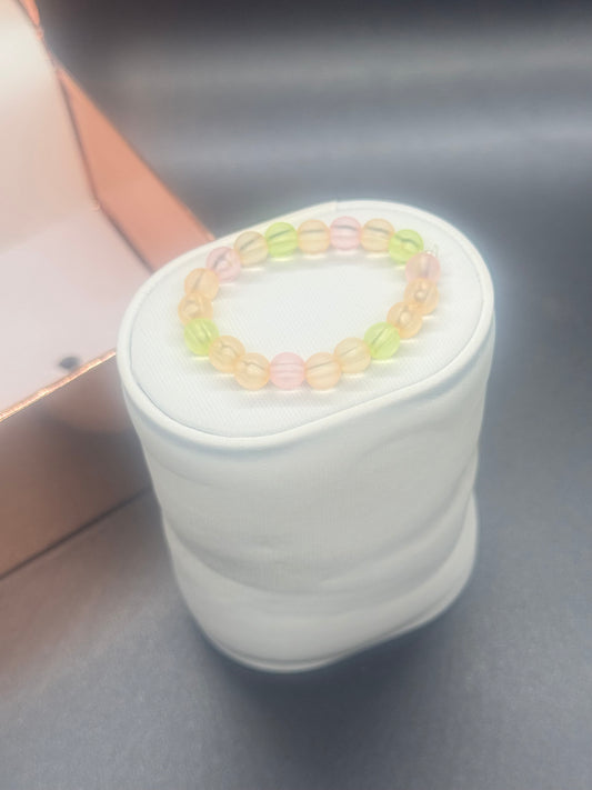 Kids Acrylic Bead Bracelet #252