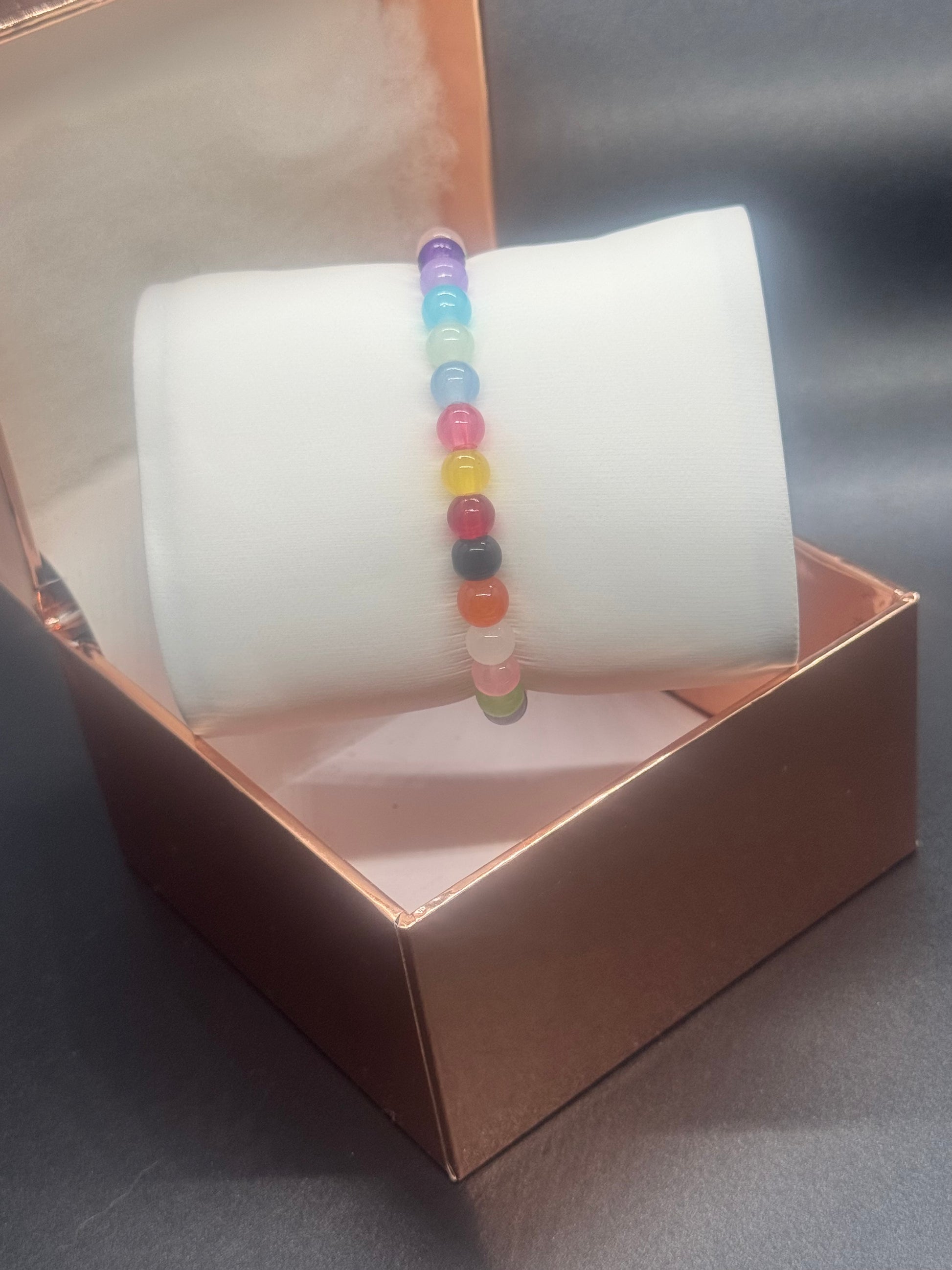 Glass Bead Bracelet #254
