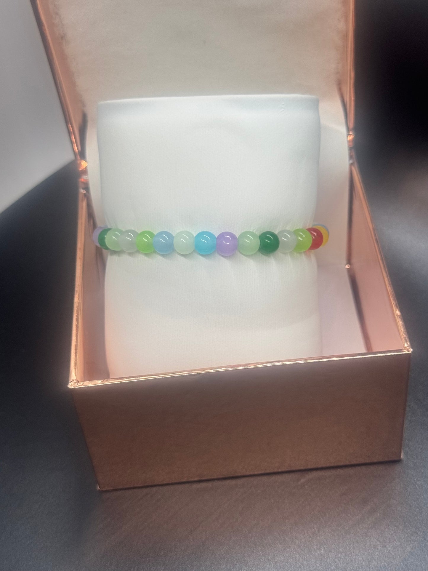 Glass Bead Bracelet #255