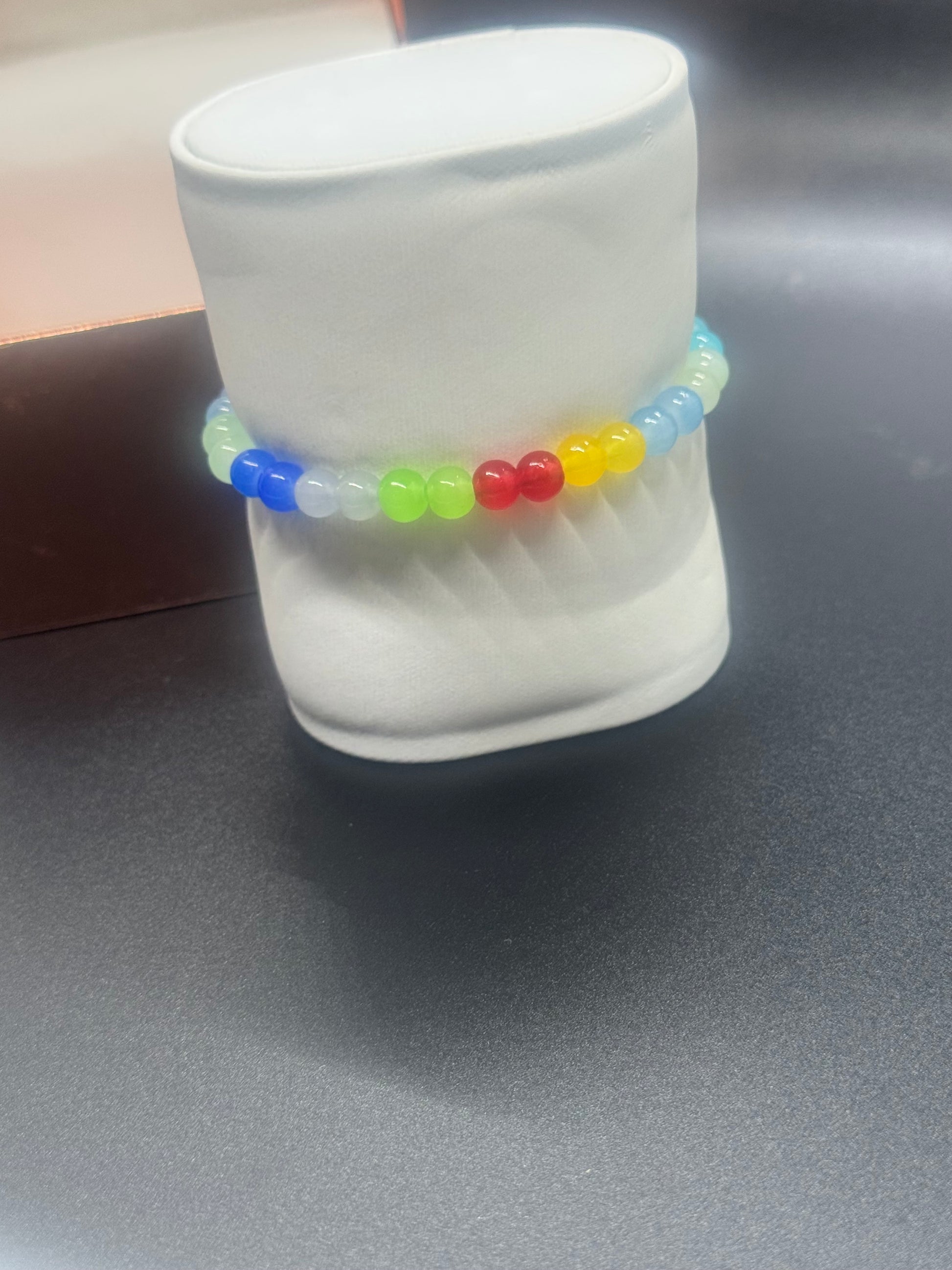 Glass Bead Bracelet #256
