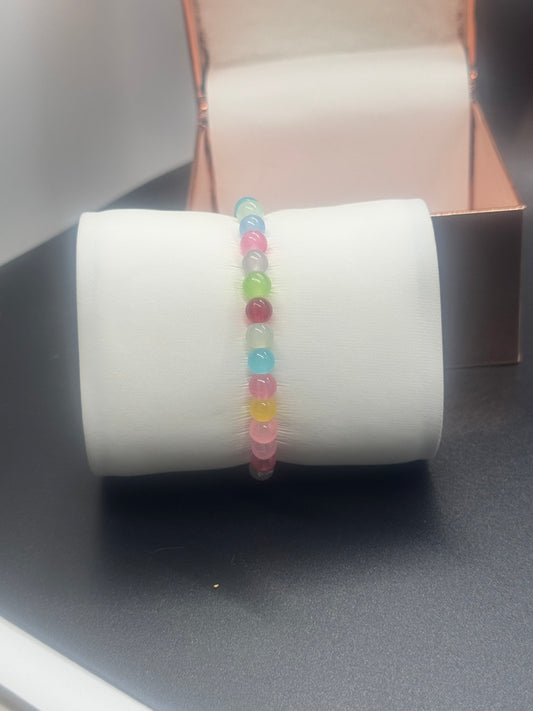 Glass Bead Bracelet #257
