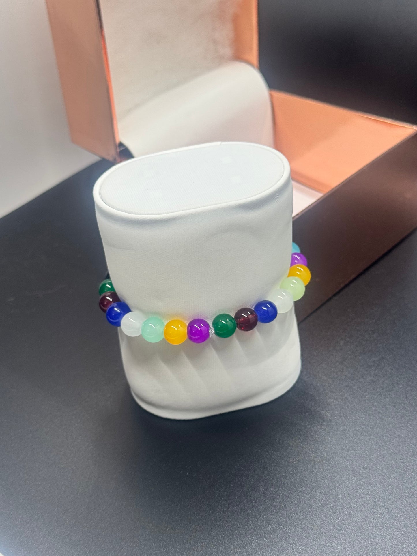 Glass Bead Bracelet #261