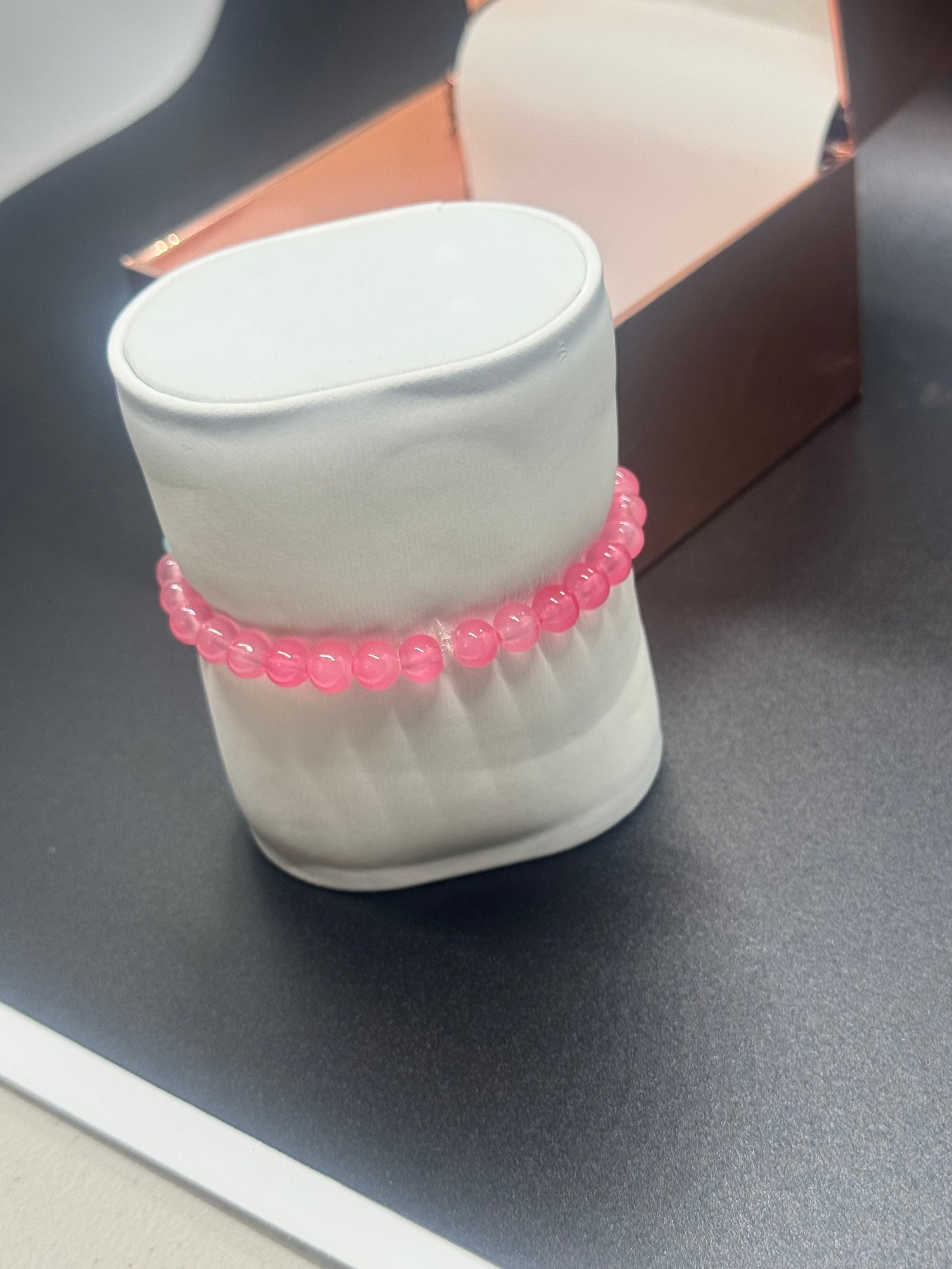 Kids Acrylic & Glass Bead Bracelet # 273