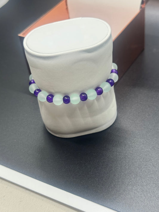 Glass Bead Bracelet #274