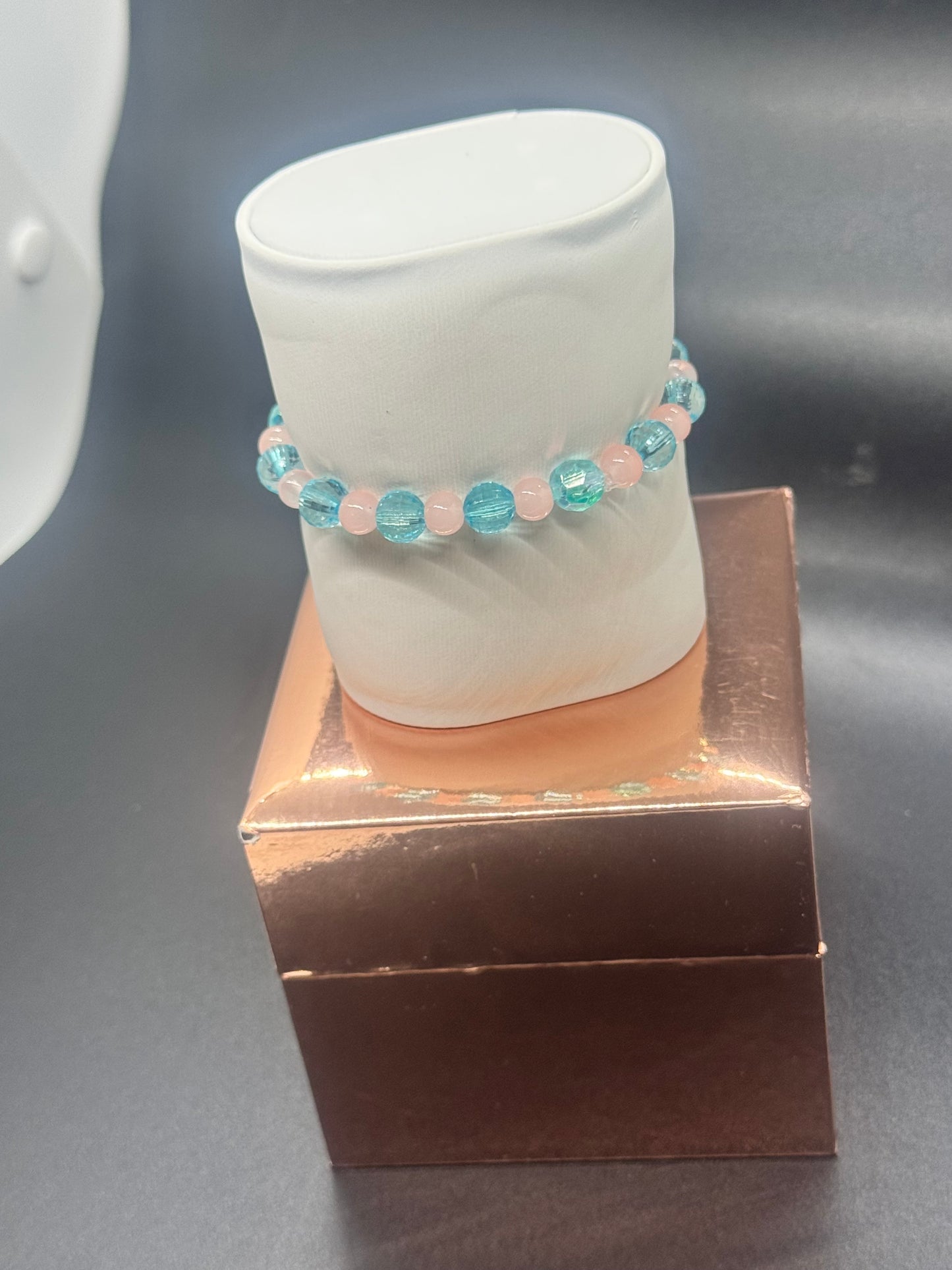 Acrylic & Glass Bead Bracelet #285