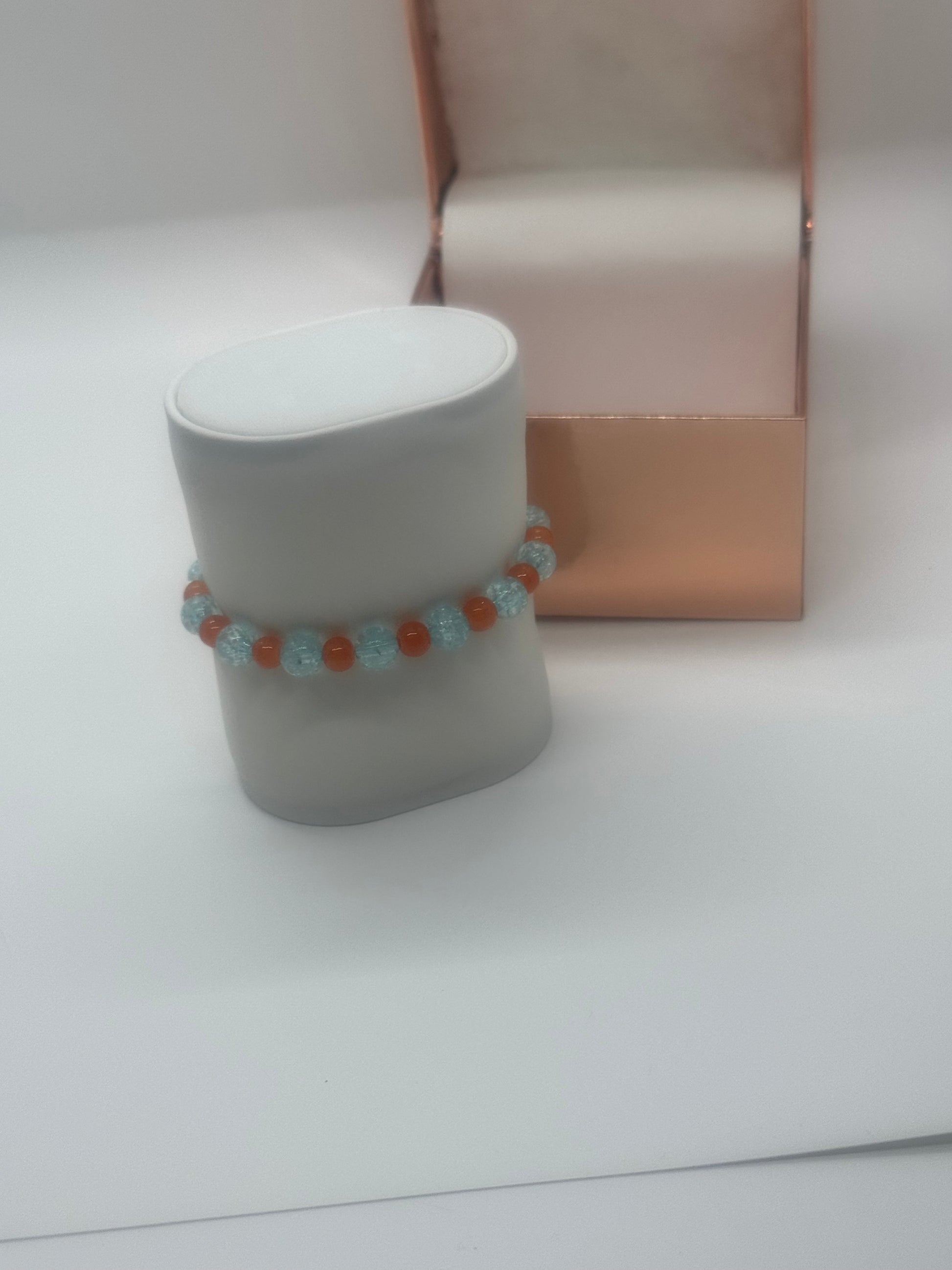 Acrylic & Glass Bracelet #3