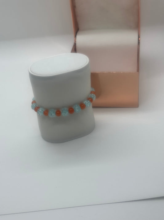 Acrylic & Glass Bracelet #3
