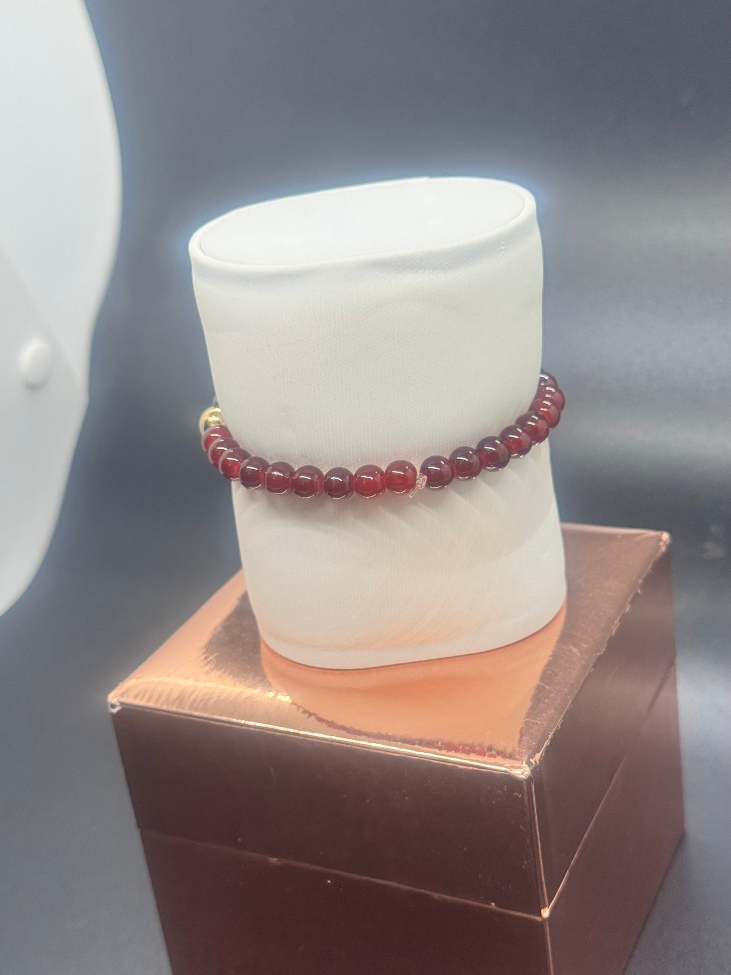 Acrylic & Glass Bead Bracelet #300