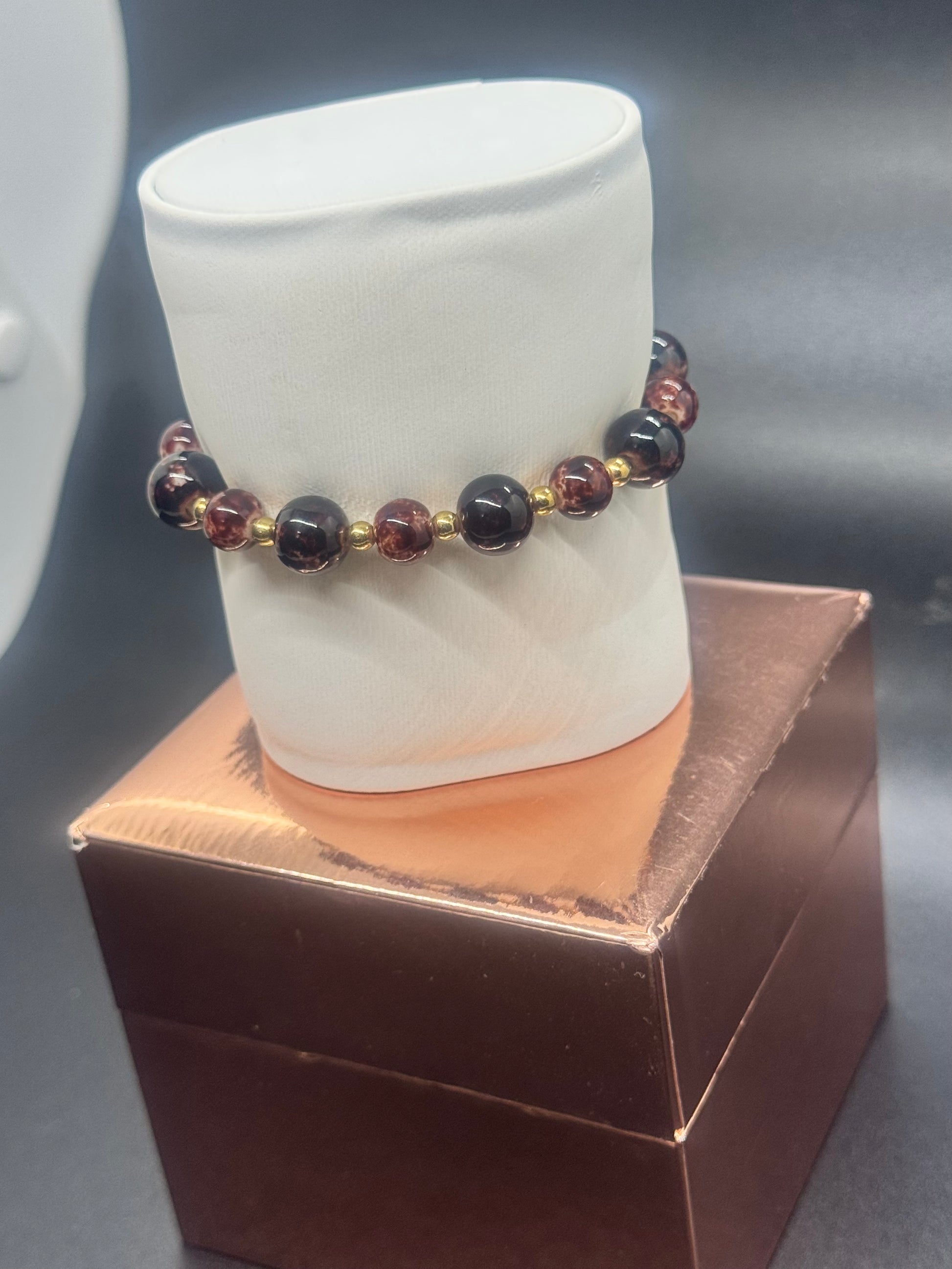 Glass Bead Bracelet #301