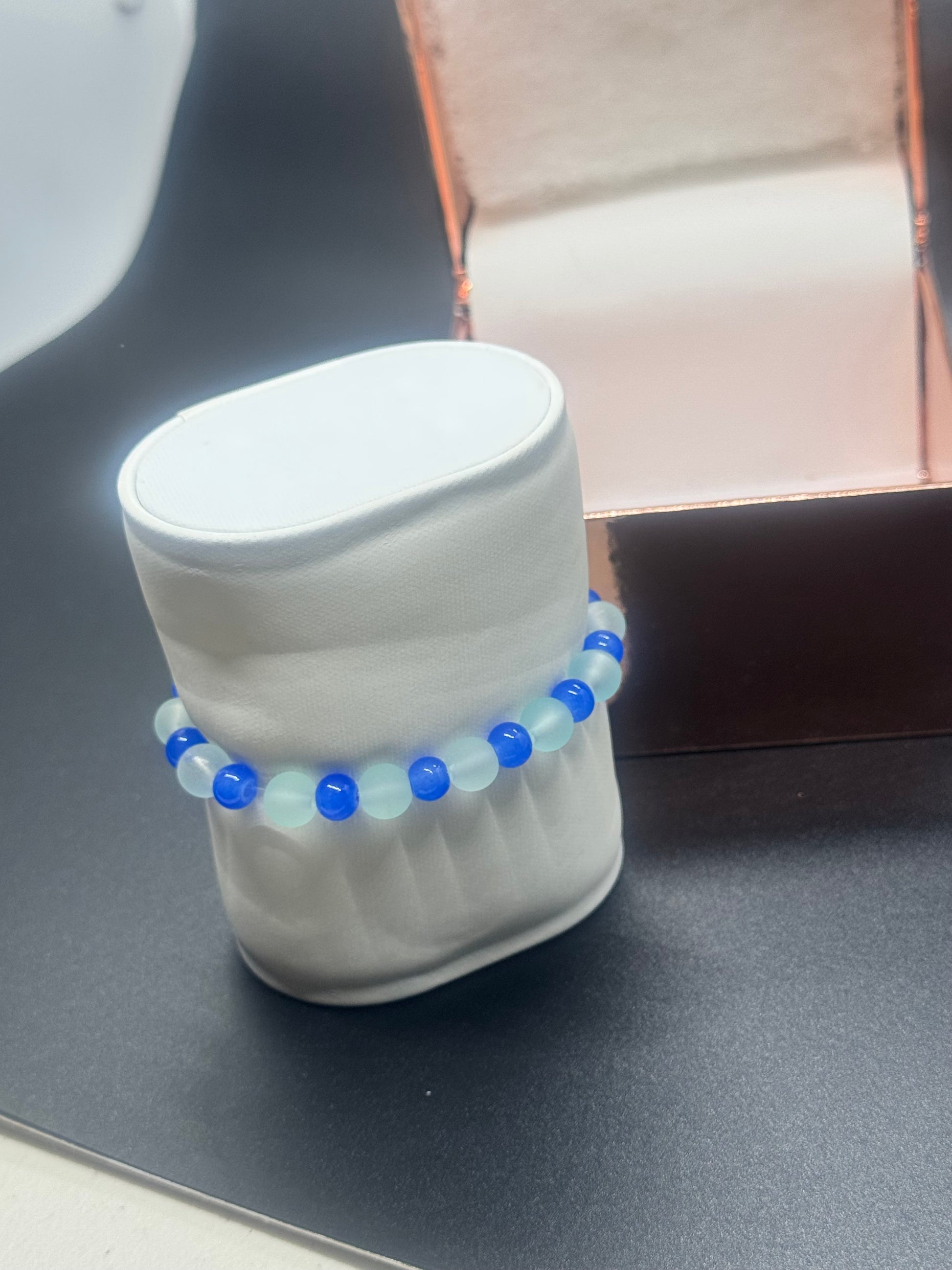 Acrylic & Glass Bead Bracelet #308