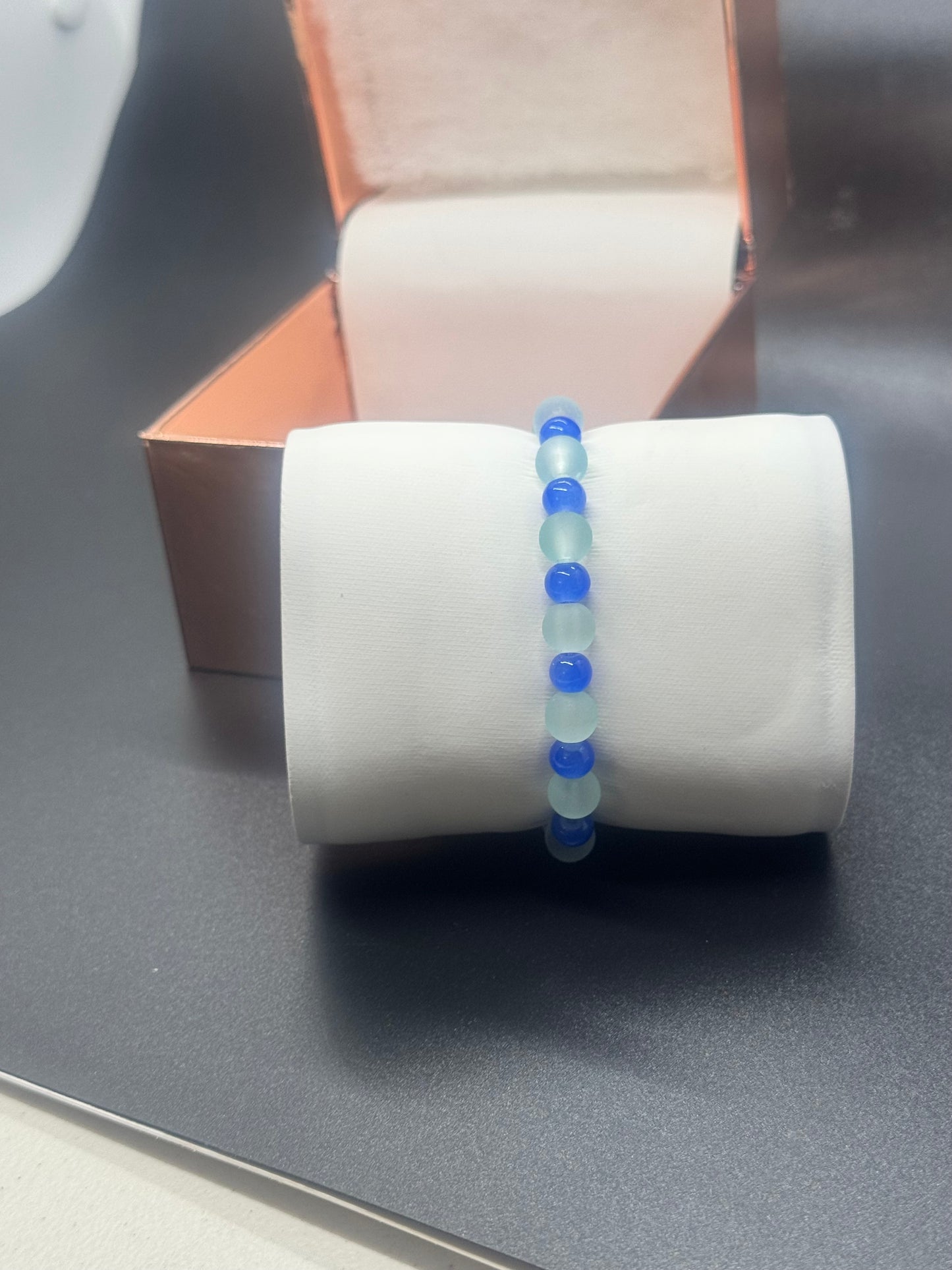 Acrylic & Glass Bead Bracelet #308