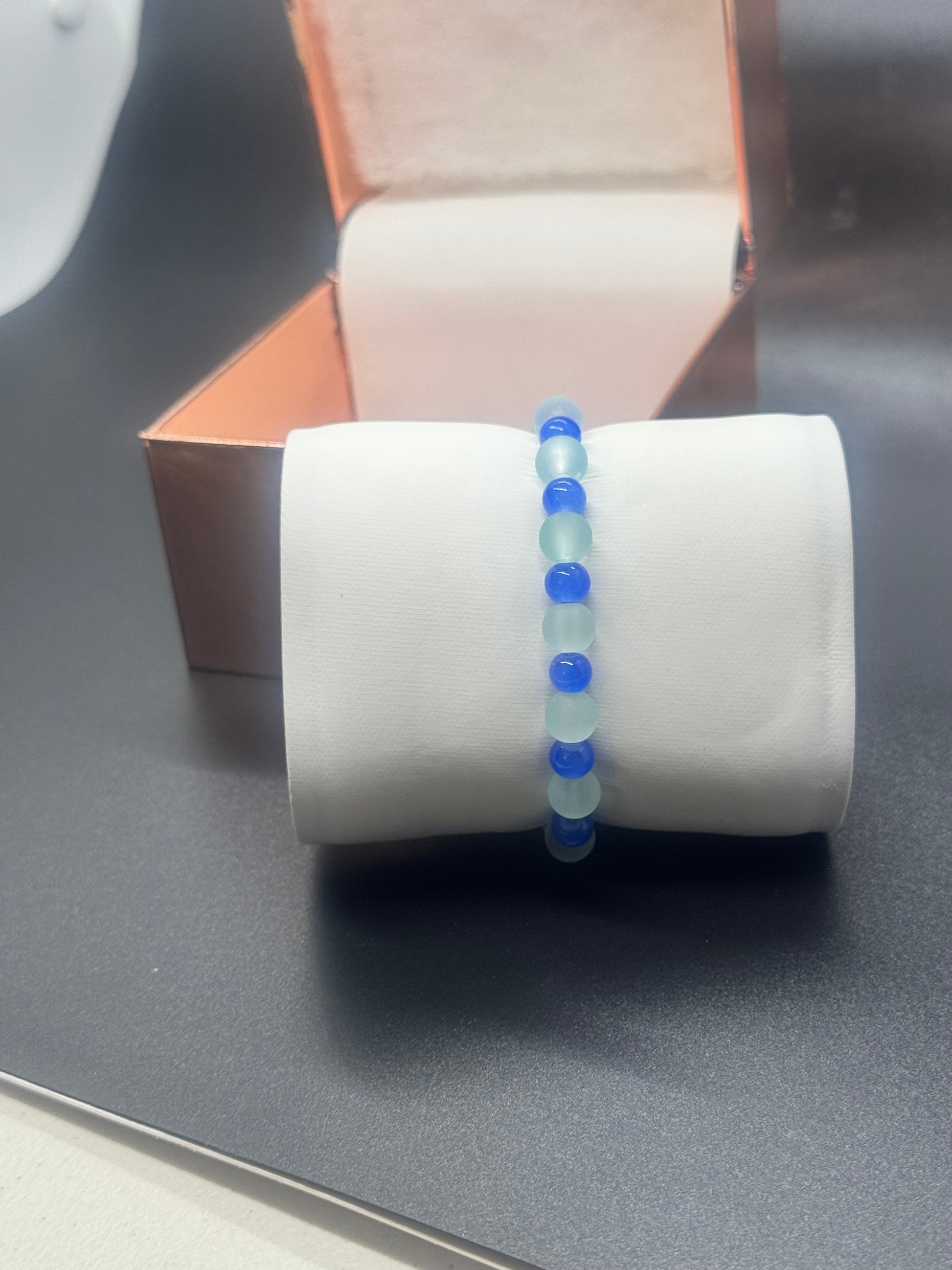 Acrylic & Glass Bead Bracelet #308
