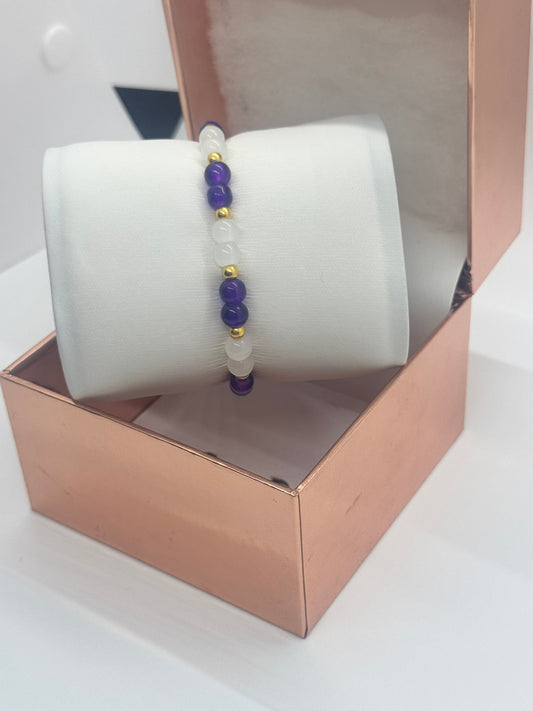 Glass Bead Bracelet #309