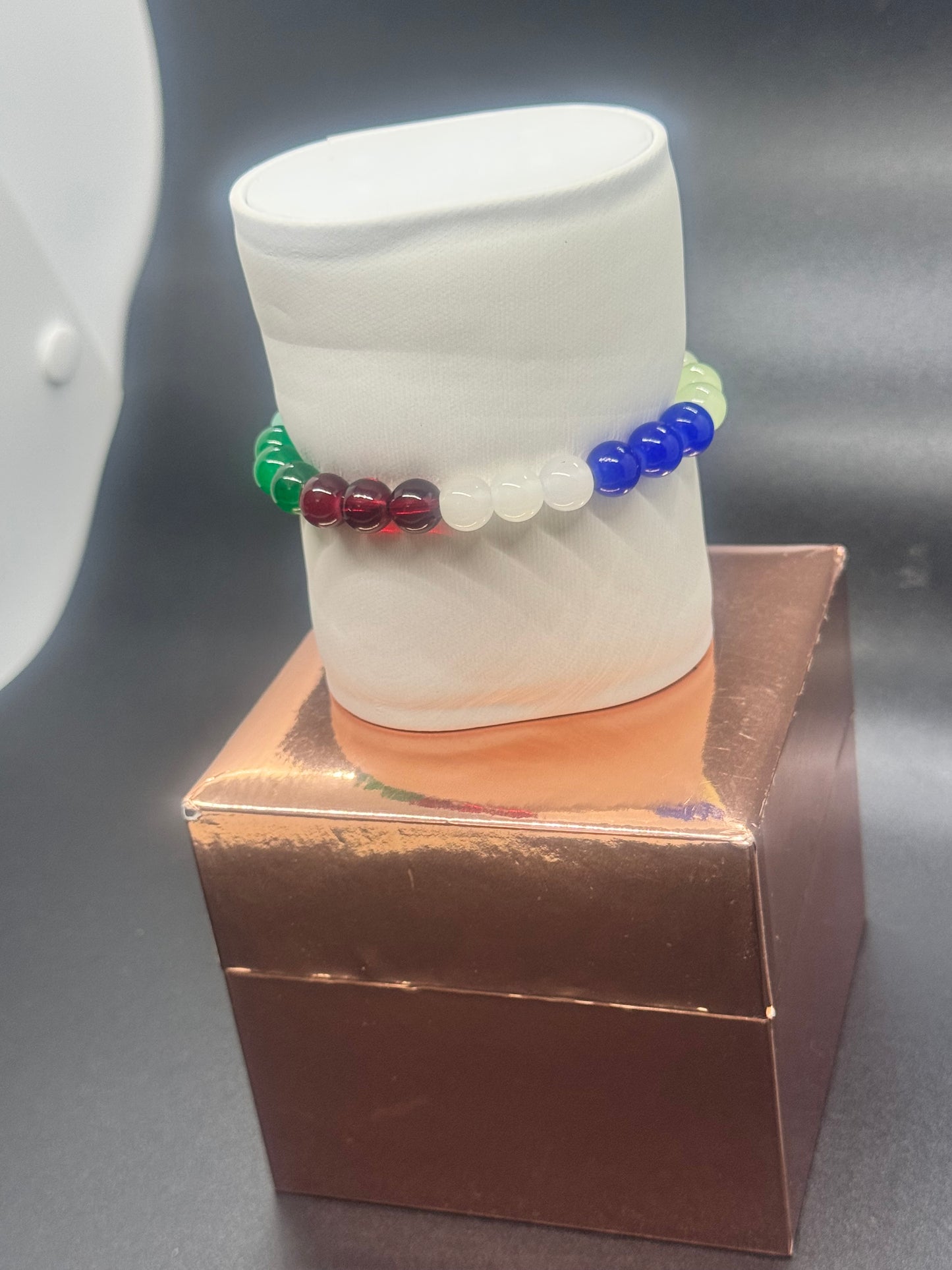 Glass Bead Bracelet #323
