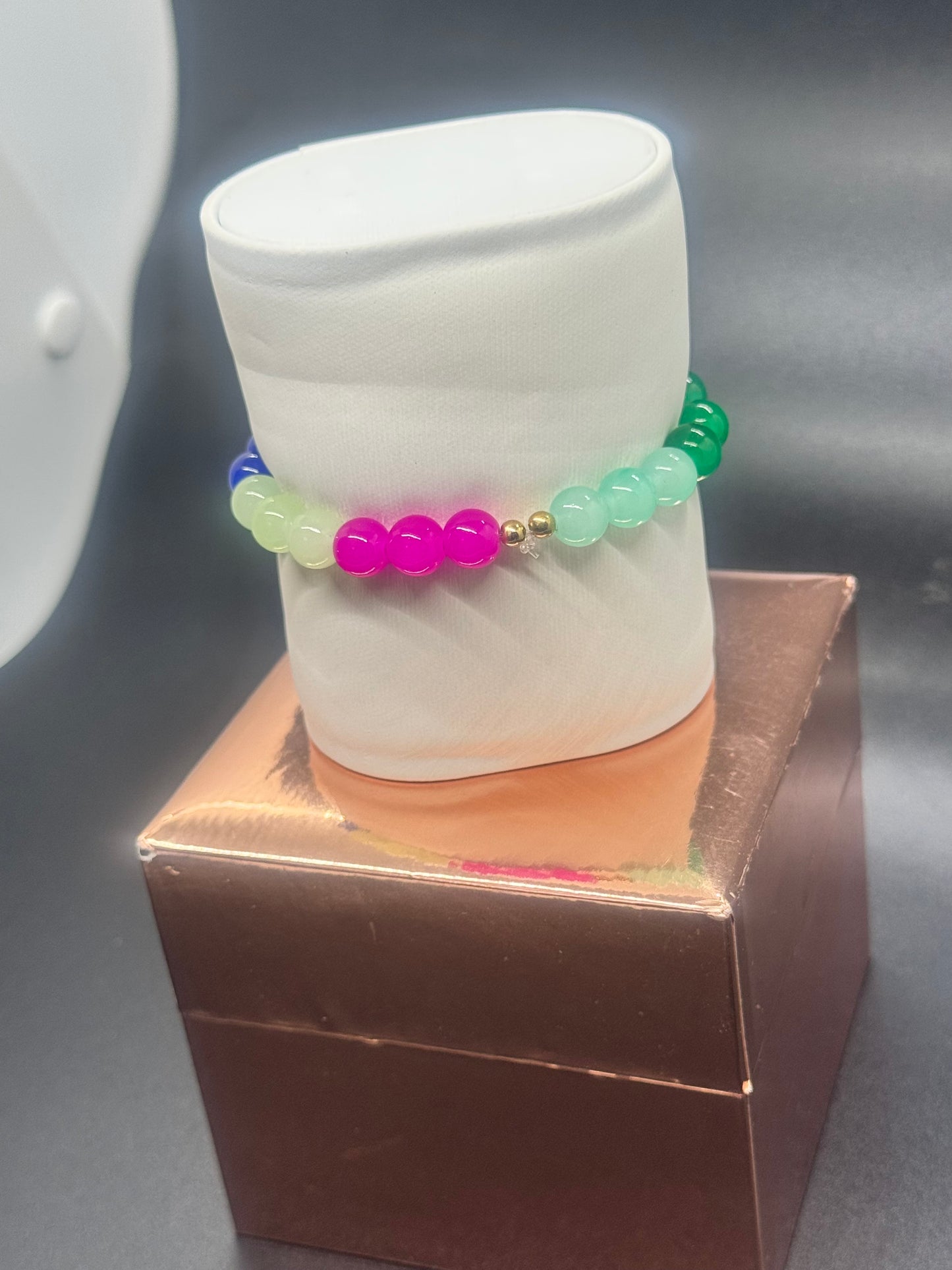Glass Bead Bracelet #323