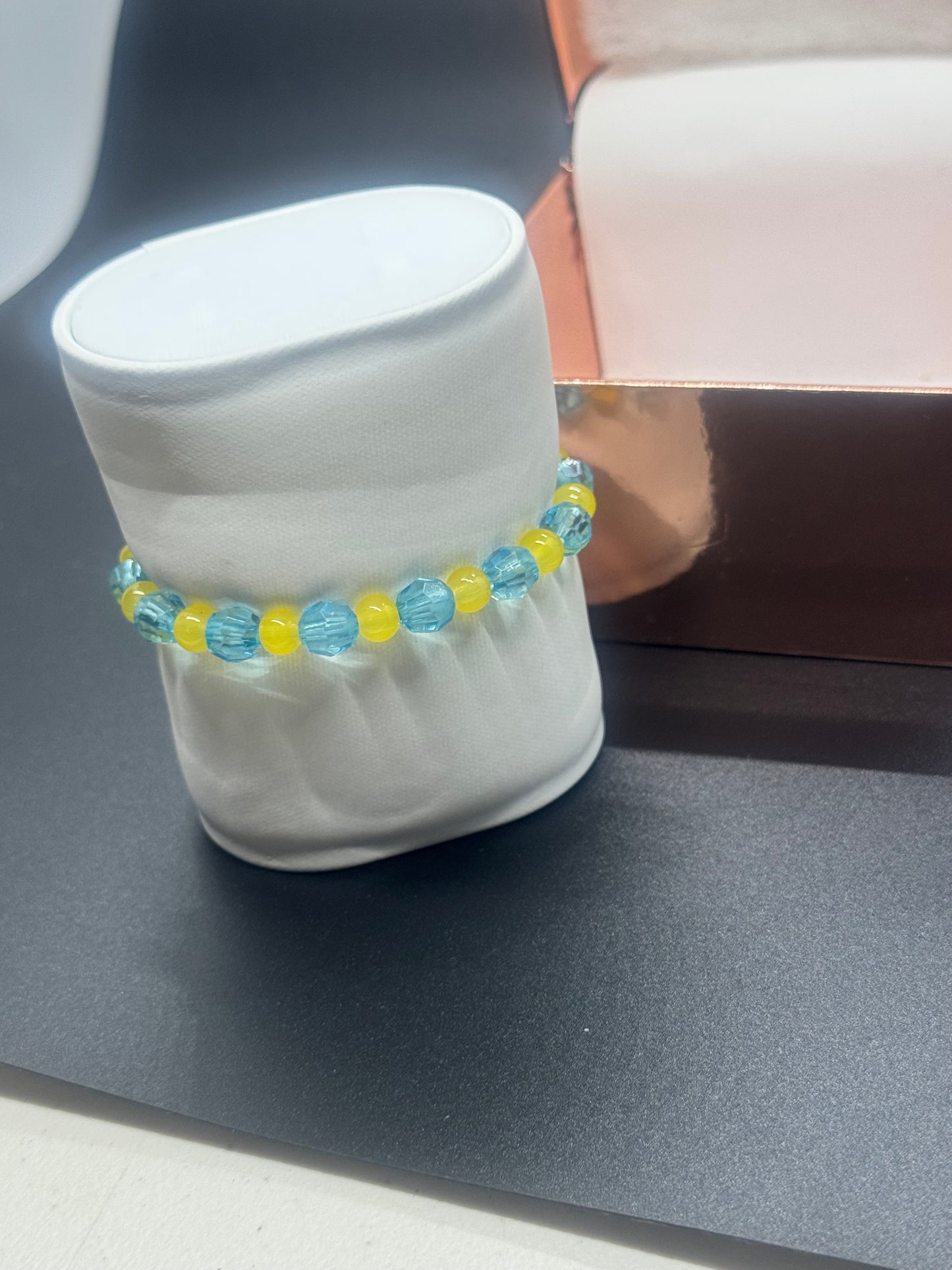 Acrylic & Glass Bead Bracelet #326