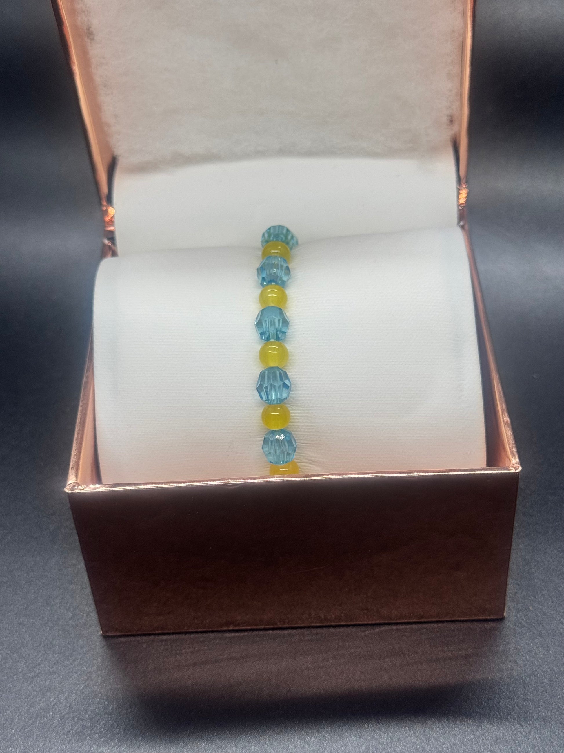 Acrylic & Glass Bead Bracelet #326