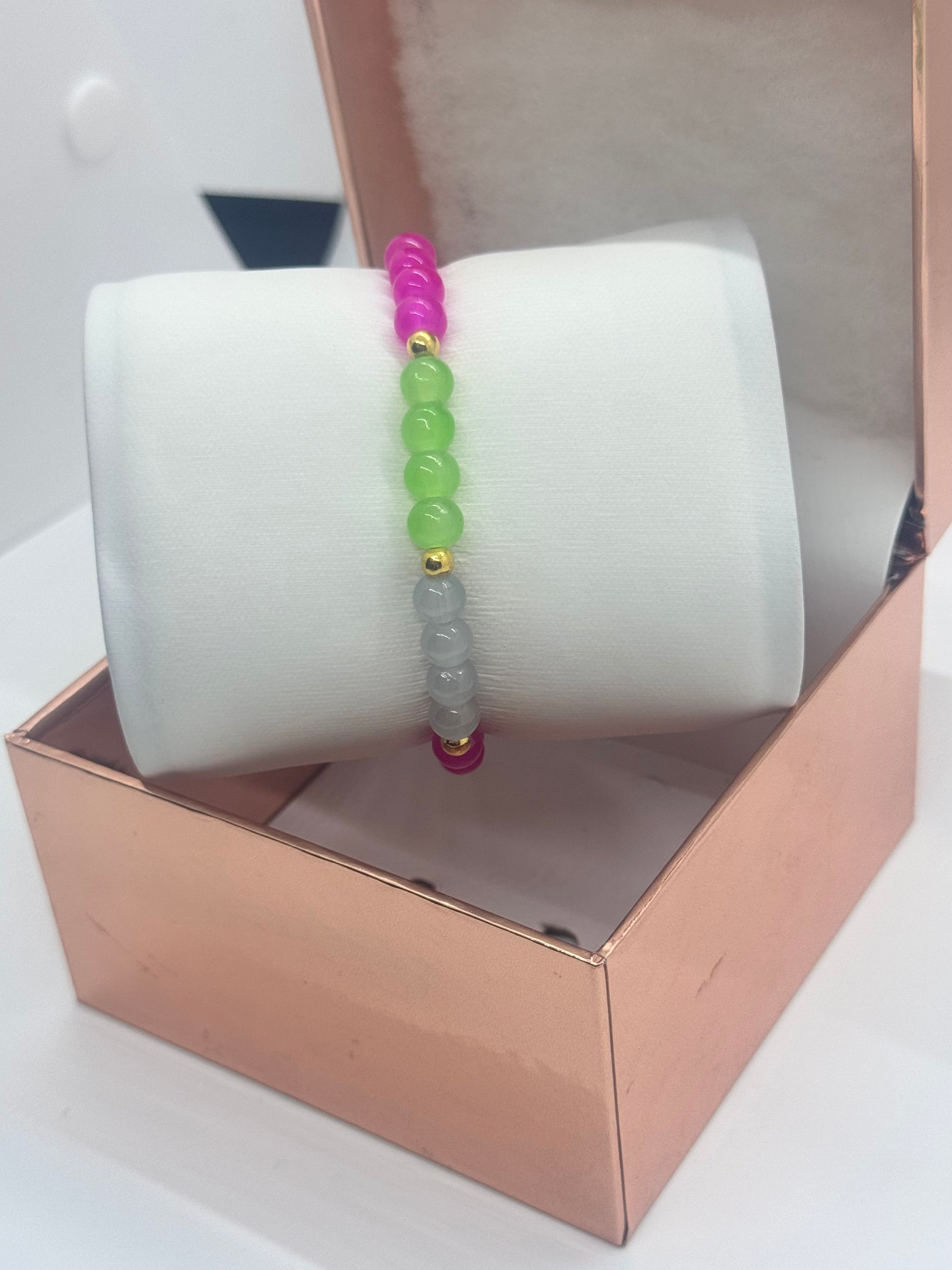 Glass Bead Bracelet #335