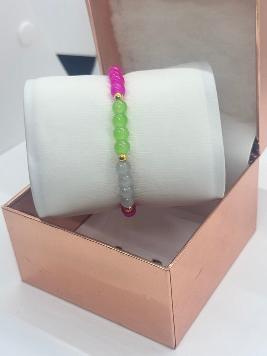 Glass Bead Bracelet #335