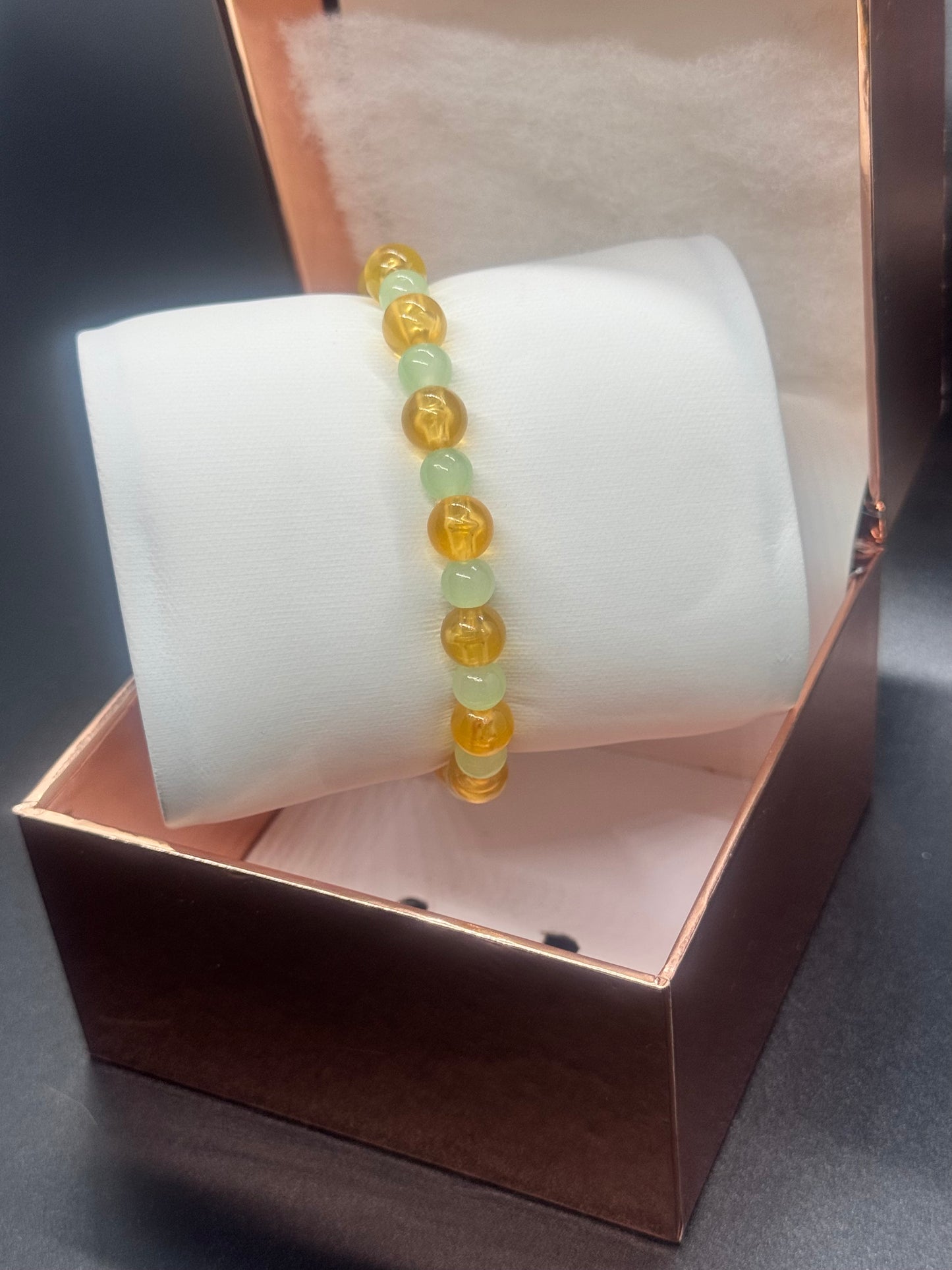 Acrylic & Glass Bead Bracelet #352