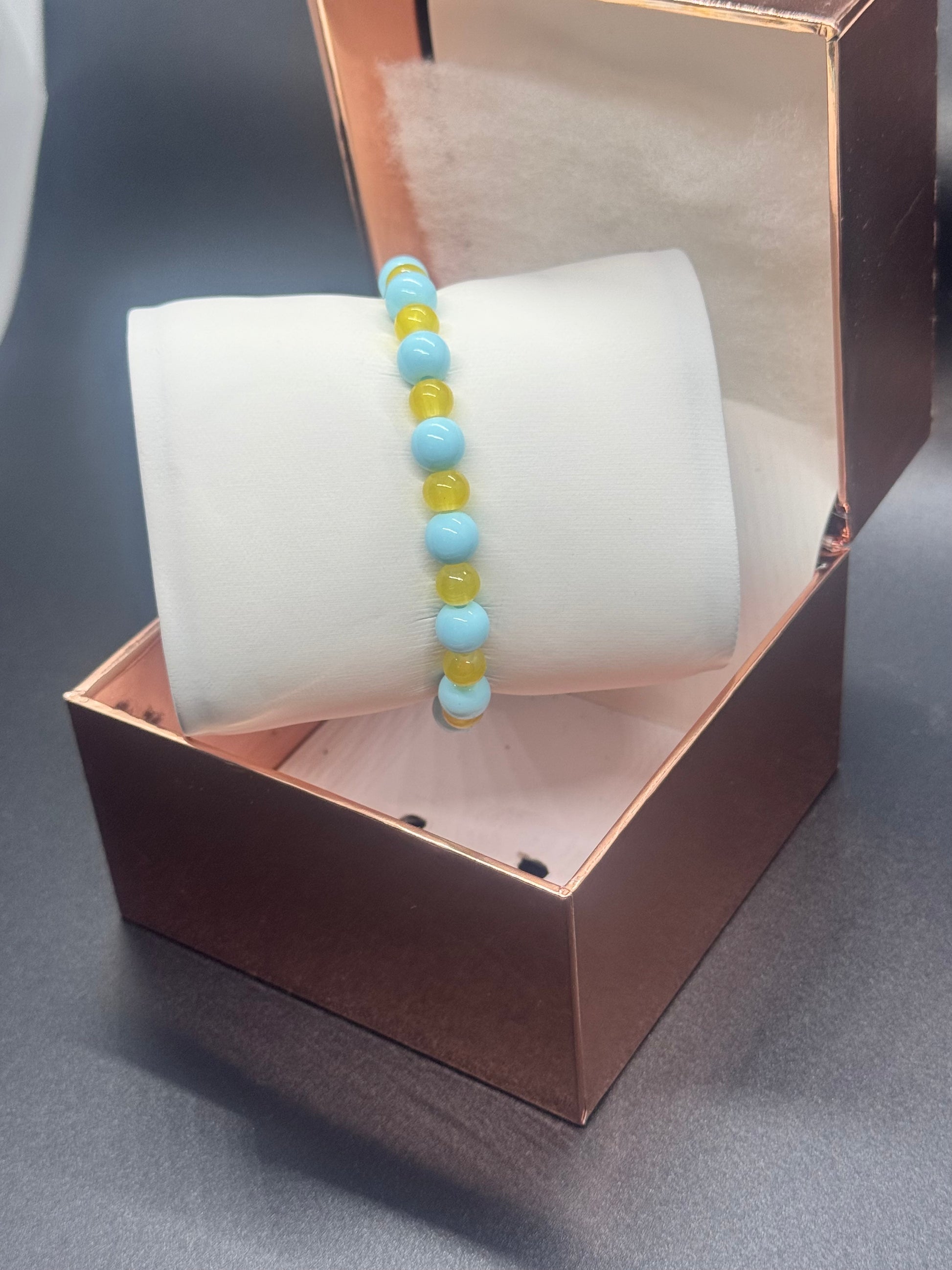 Acrylic & Glass Bead Bracelet #355