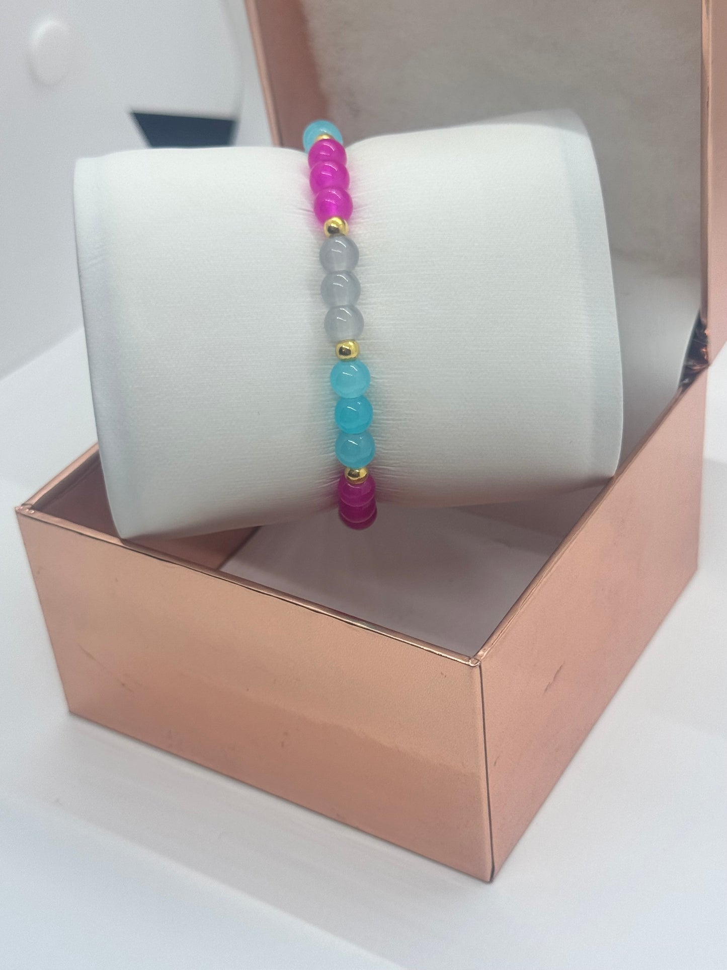 Glass Bead Bracelet #370