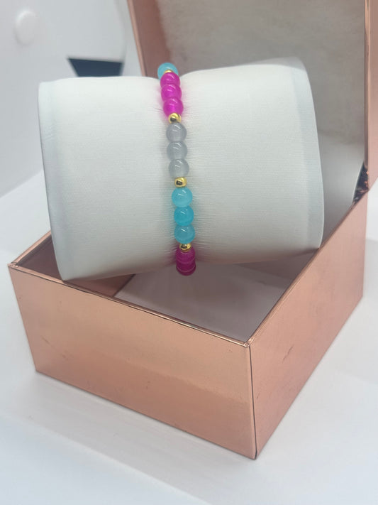 Glass Bead Bracelet #370