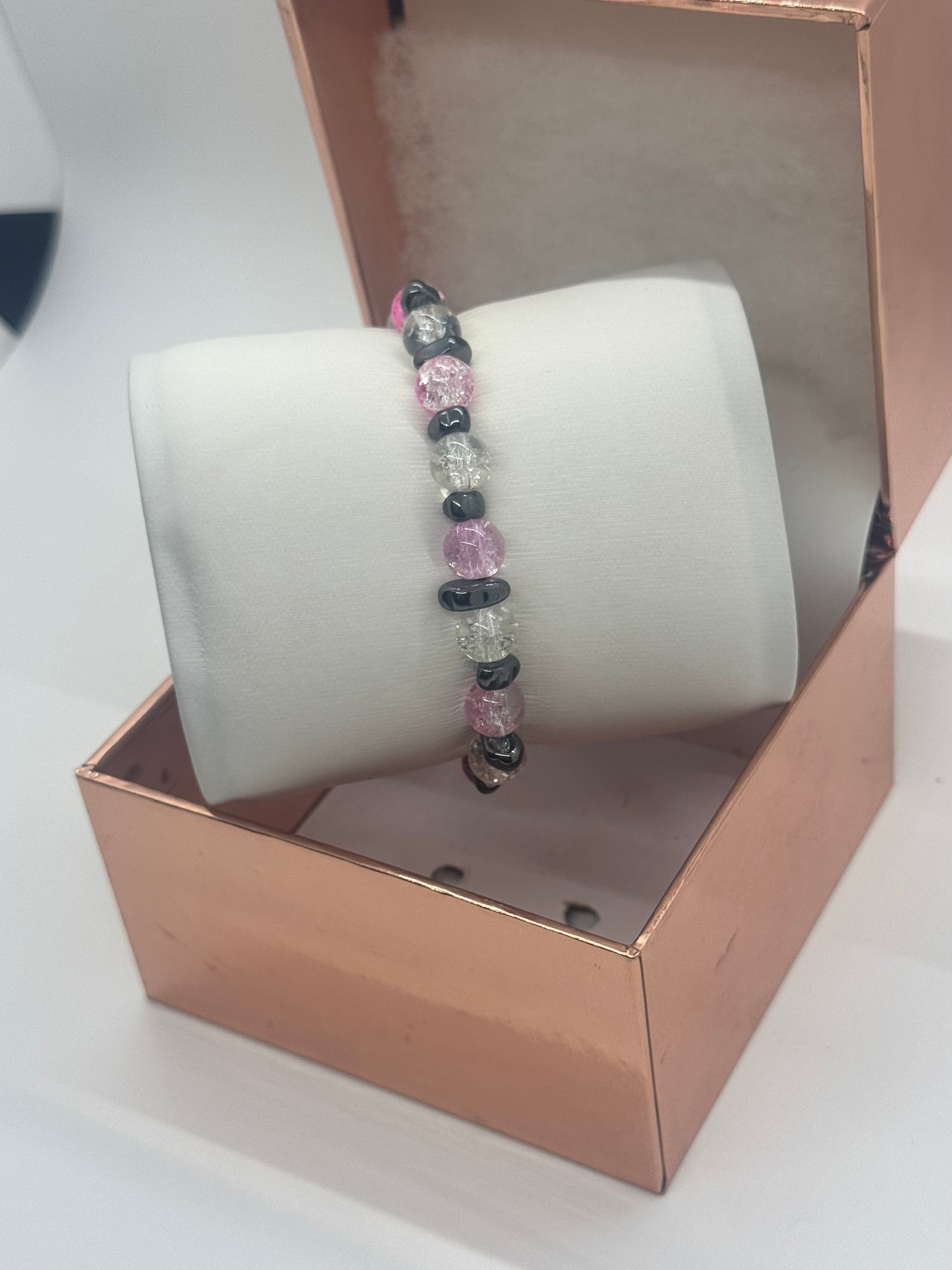 Glass Bead Bracelet #424