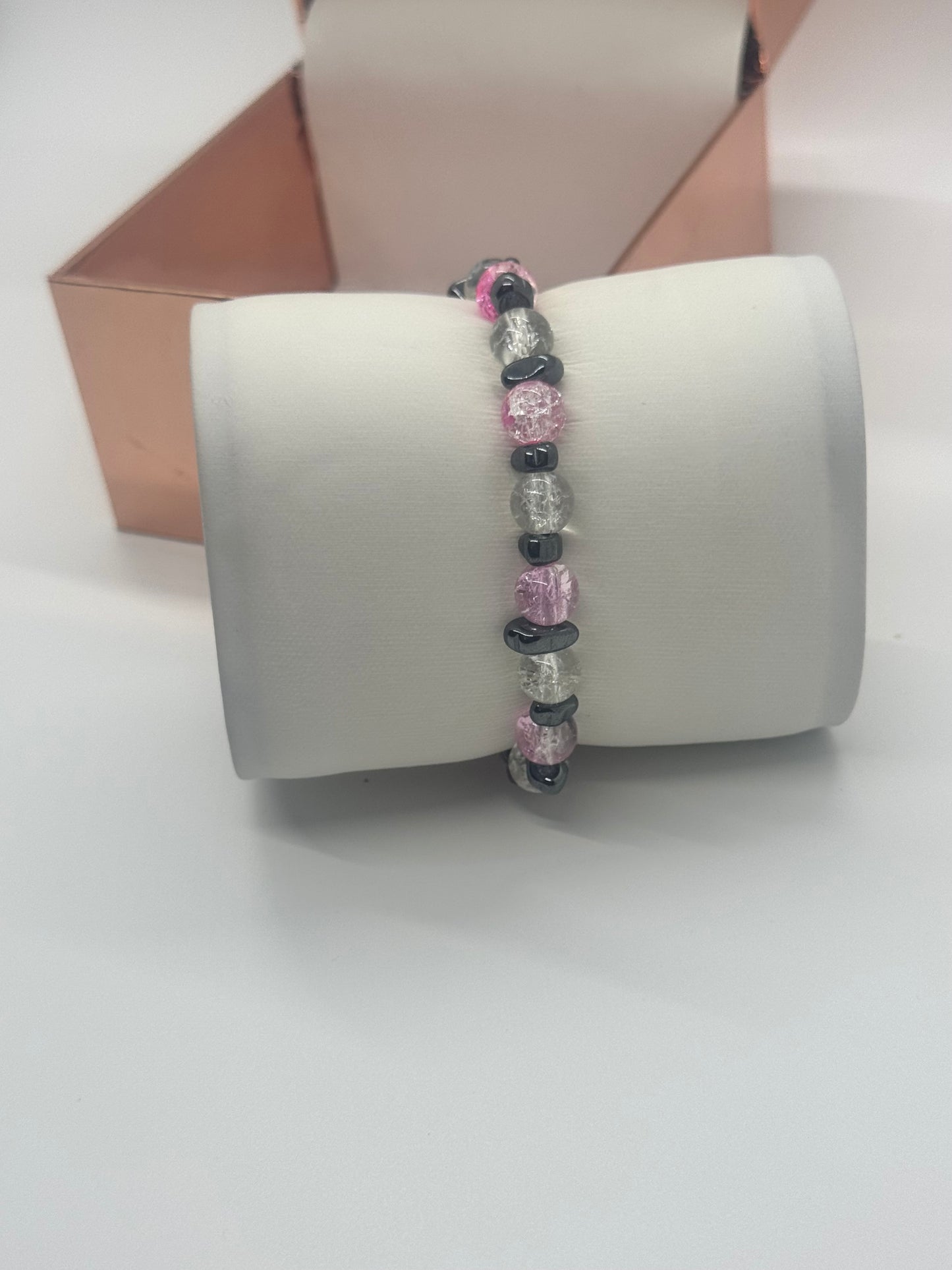 Glass Bead Bracelet #424