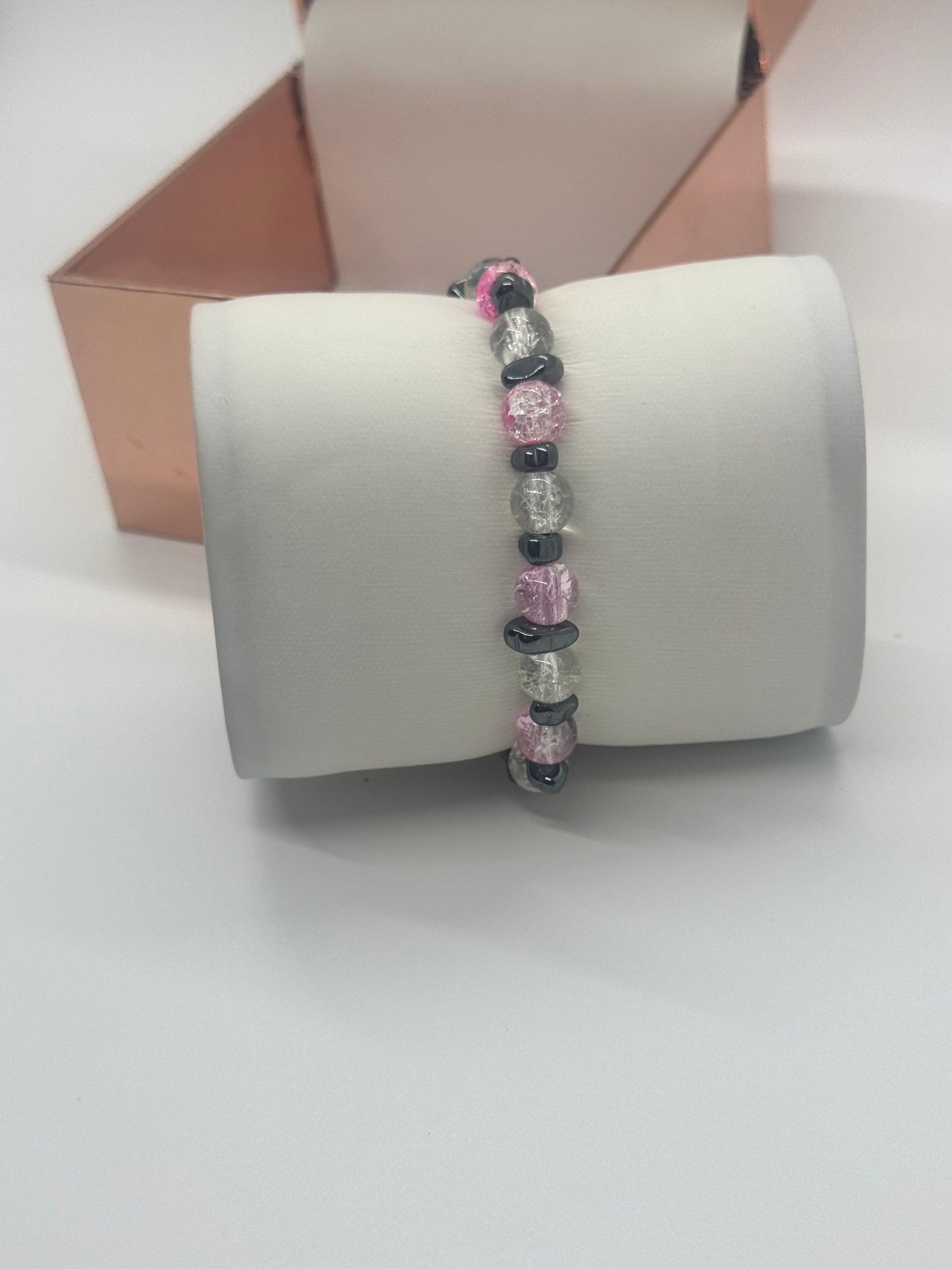 Glass Bead Bracelet #424