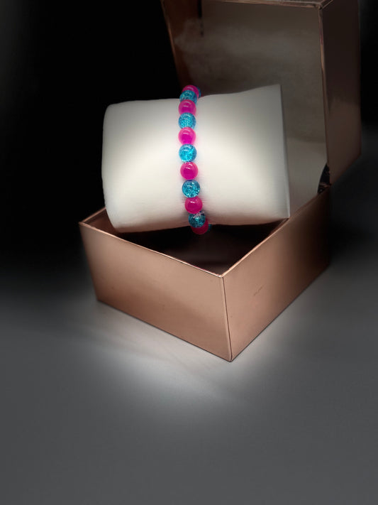 Glass Bead Bracelet #457